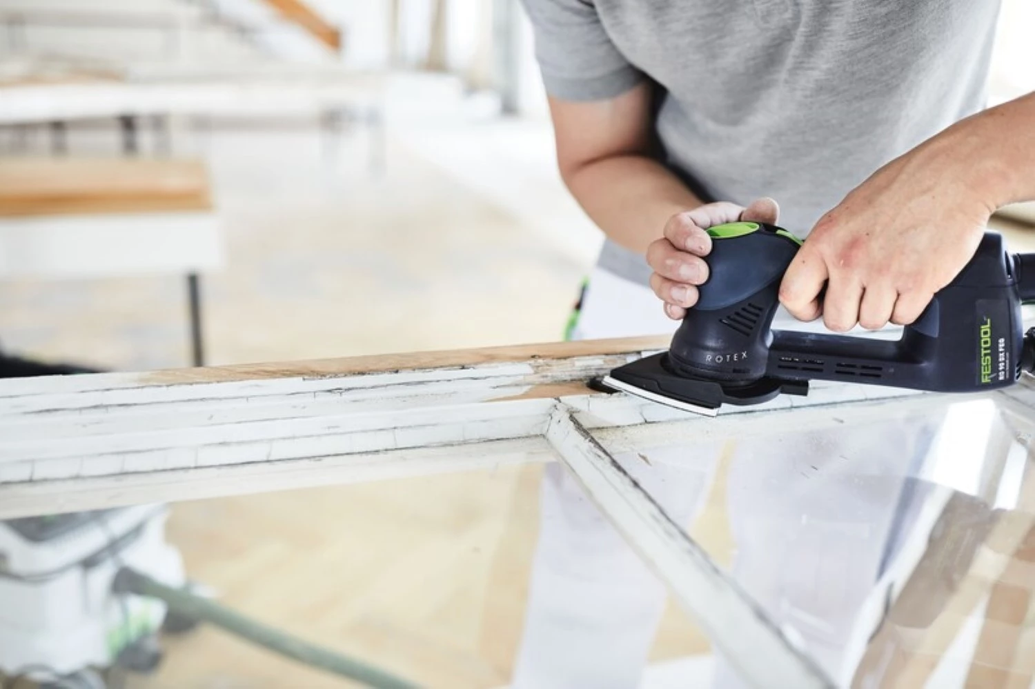 Festool 497394 STF Granat Schuurvel - Delta - P120 - 93mm (100st)-image