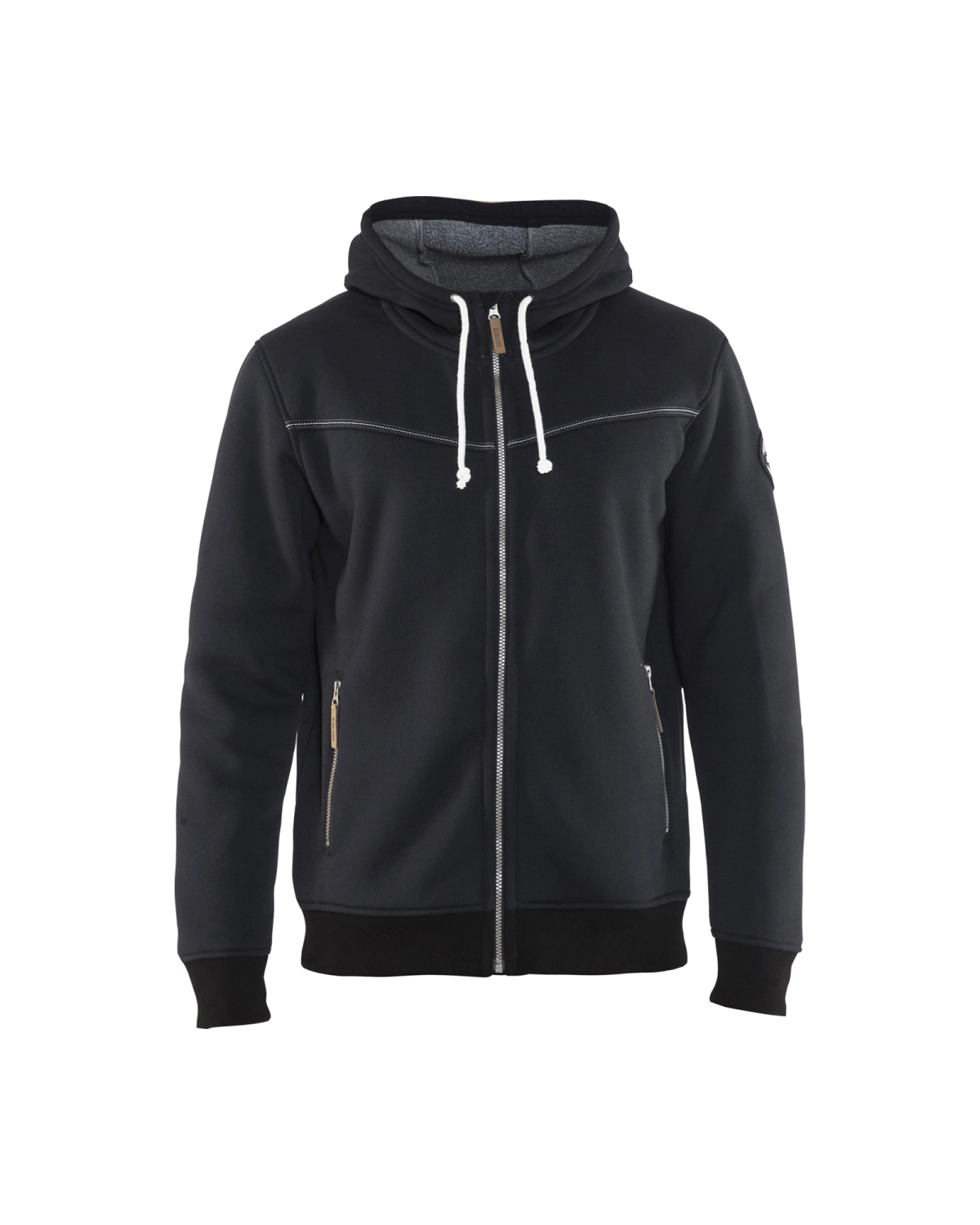 Blåkläder 4933 Hoodie met warme voering - zwart - L-image