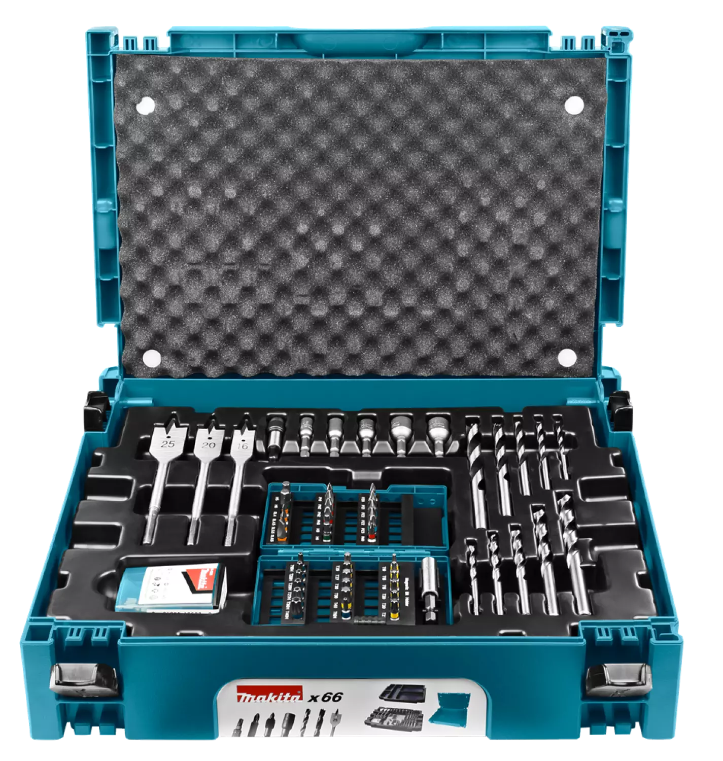 Makita B-43044 66 delige bit & boren set in Mbox-image