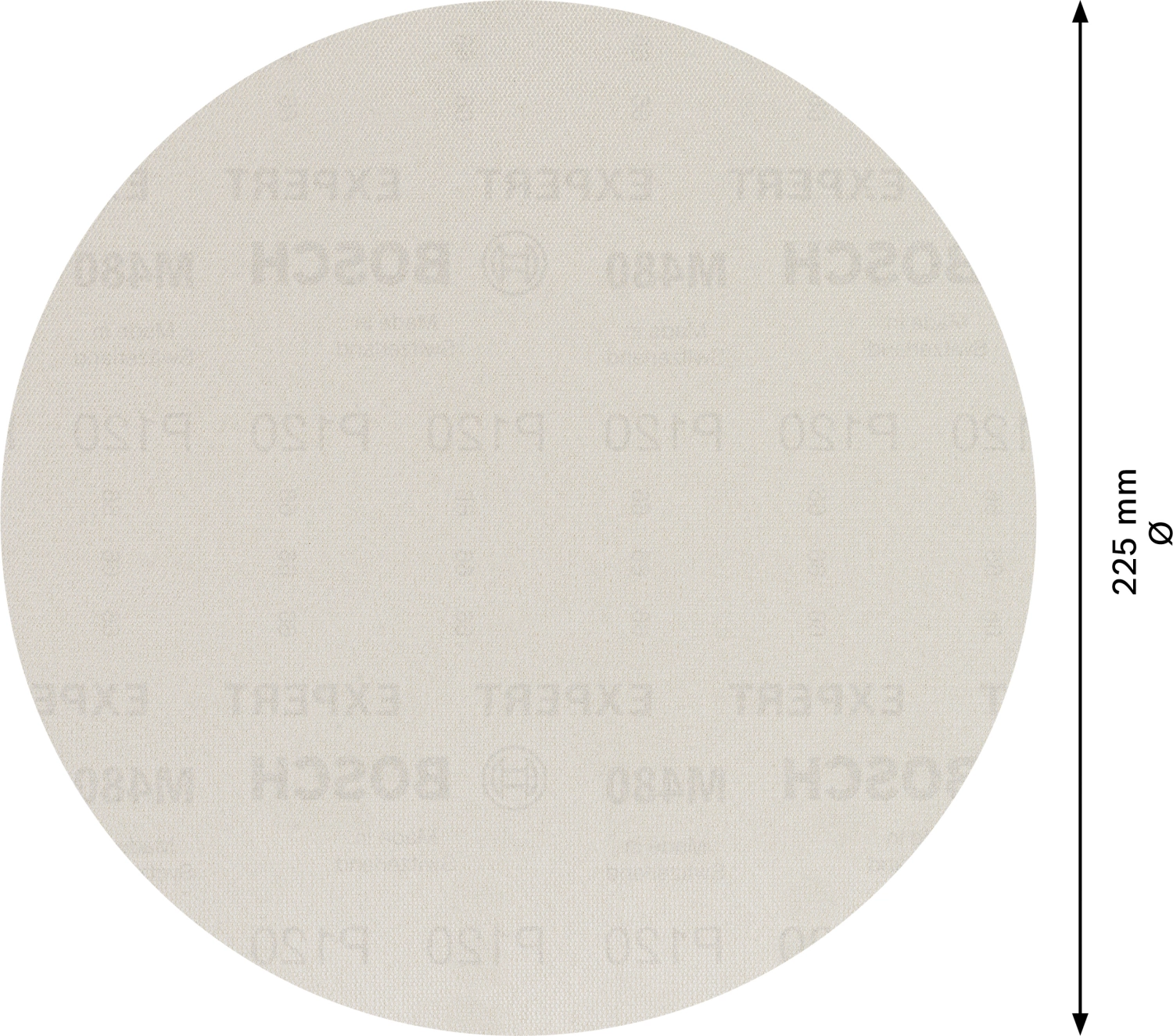 Bosch 2608900709 EXPERT M480 Schuurnet Best for Wood and Paint - 225mm - K120 (25st)-image