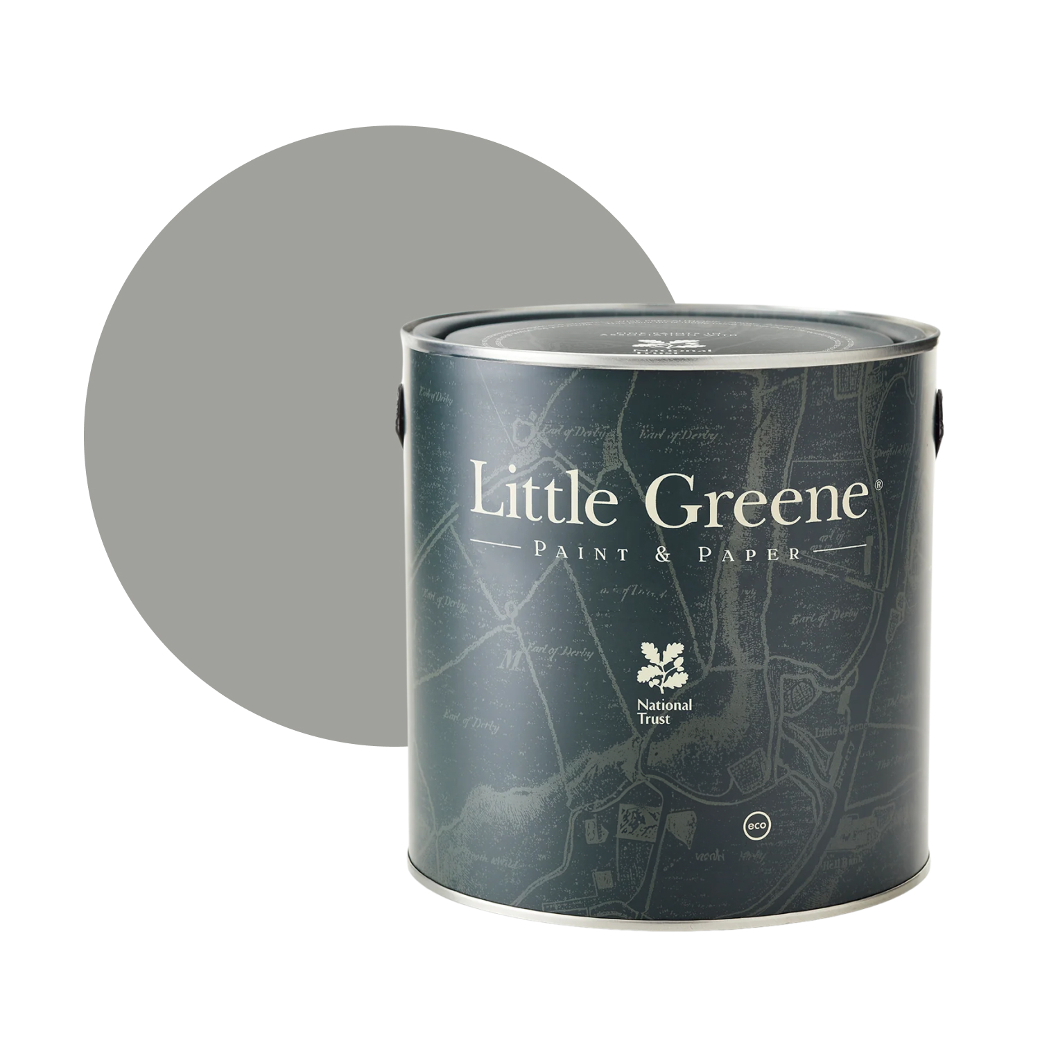Little Greene Distemper - Urbane Grey No. 225 - 5L-image