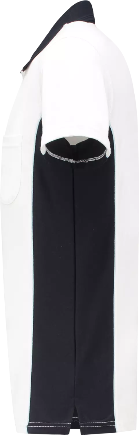 Workman 1401 Poloshirt - Wit / Navy - 3XL-image