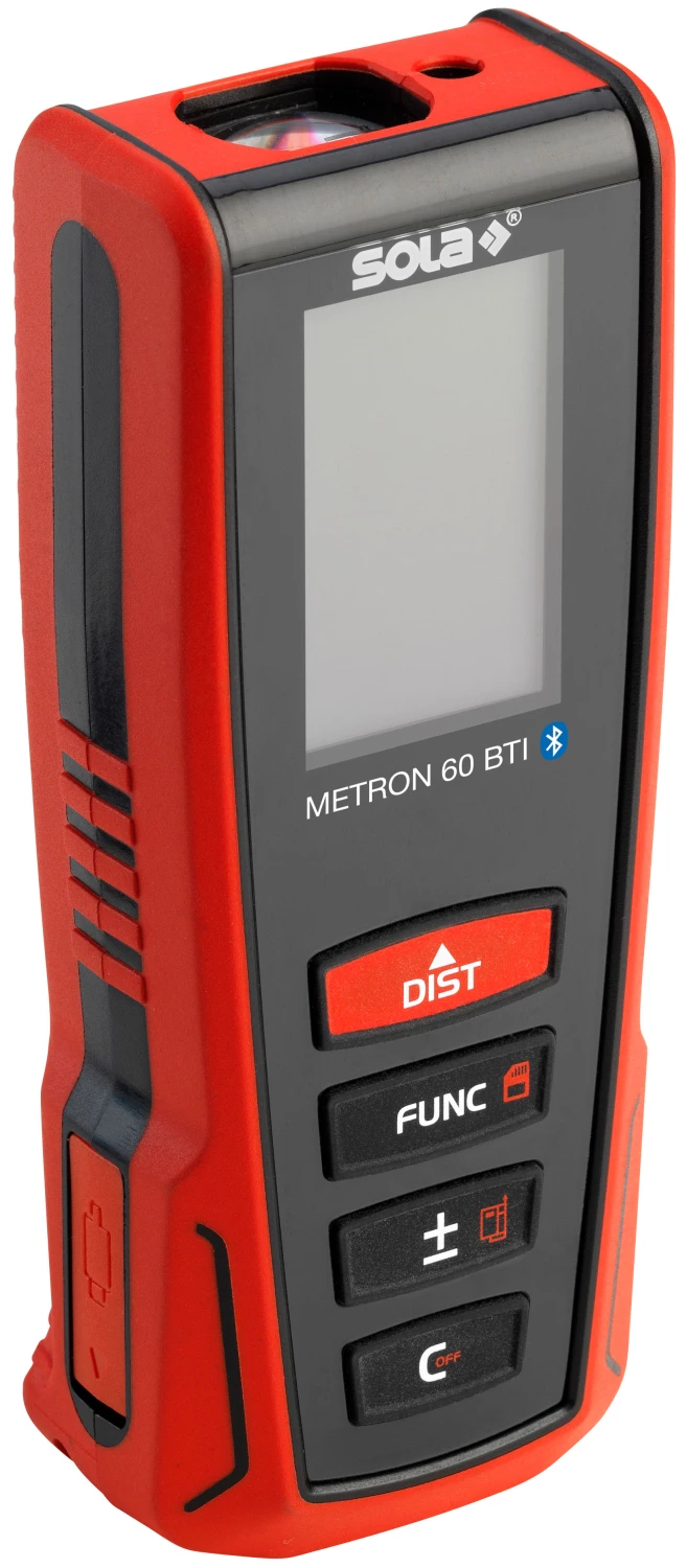 Sola METRON 60 BTI Afstandsmeter in tas - Bluetooth - 60m - IP54