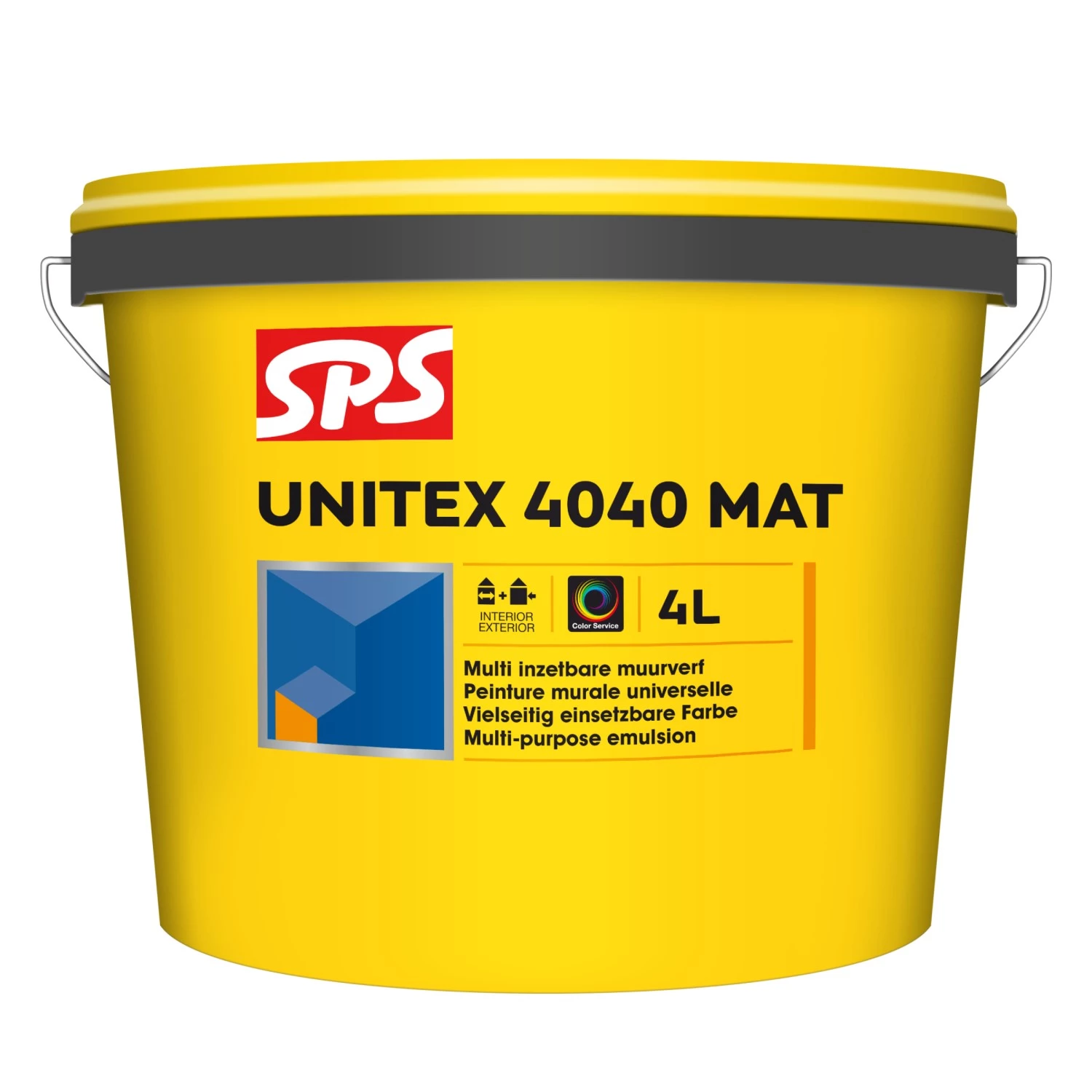 SPS Unitex 4040 Mat Muurverf - op kleur gemengd - 4L-image