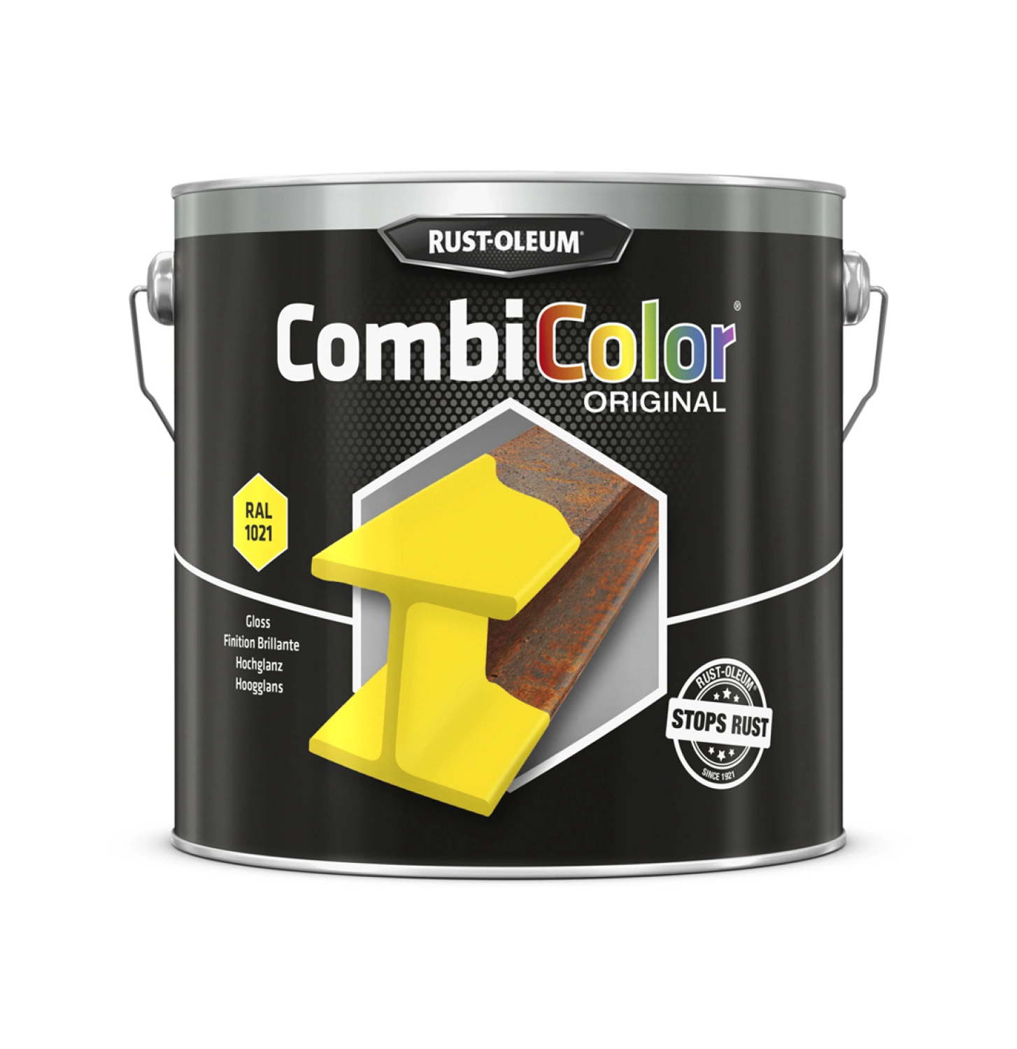 Rust-Oleum Combicolor Hoogglans - RAL 1021 koolzaadgeel - 2,5L-image