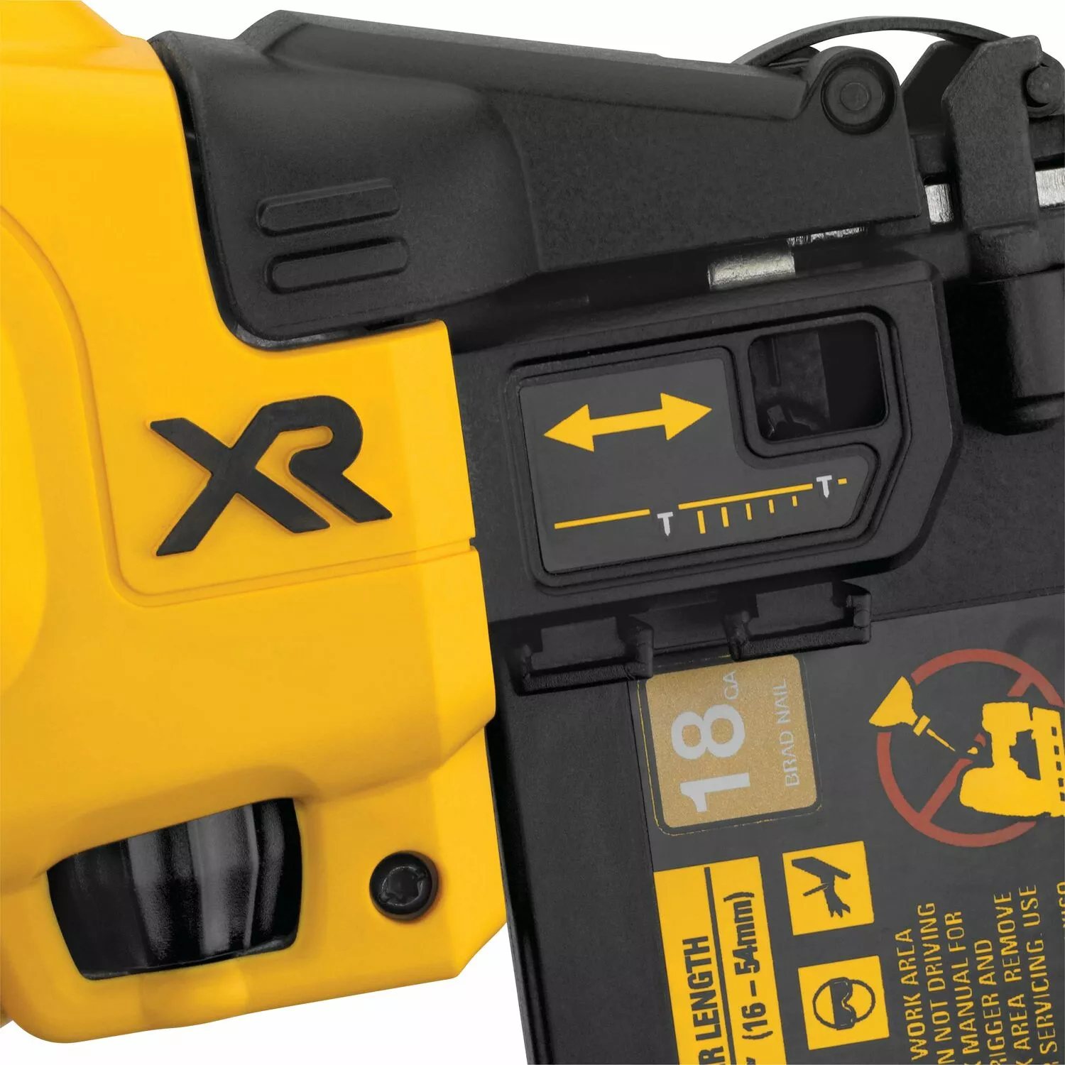DeWALT DCN680NT-XJ 18V Li-ion XR accu afwerktacker body in TSTAK - 15-54mm - 18 Gauge - koolborstelloos-image