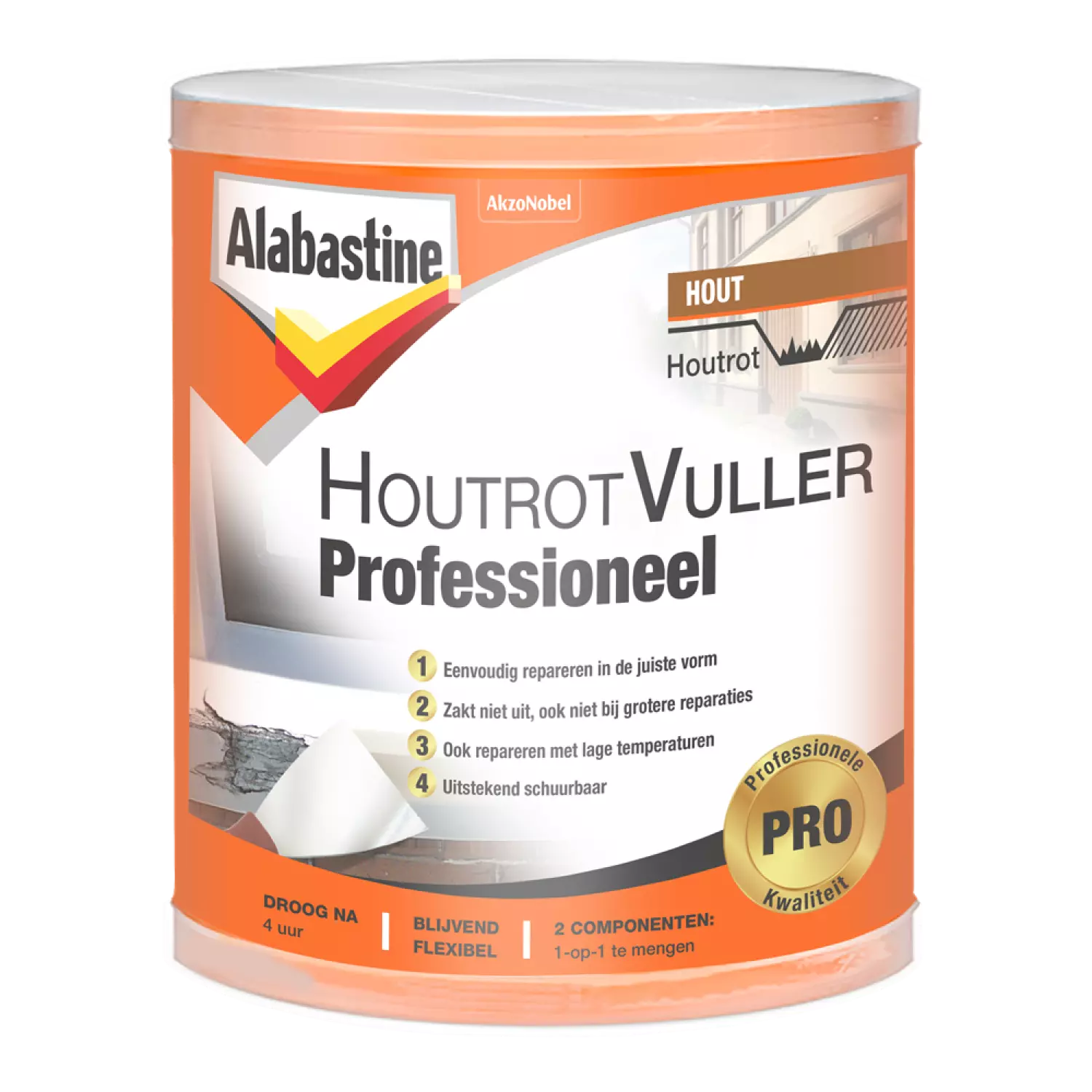 Alabastine 5314833 Houtrotvuller - 330gr-image