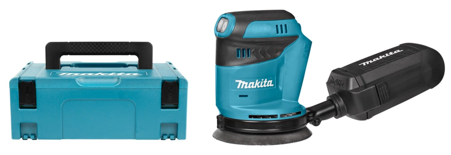 Makita DBO180ZJ LXT 18 V Li-Ion Accu excentrische schuurmachine body in Mbox - 125mm-image