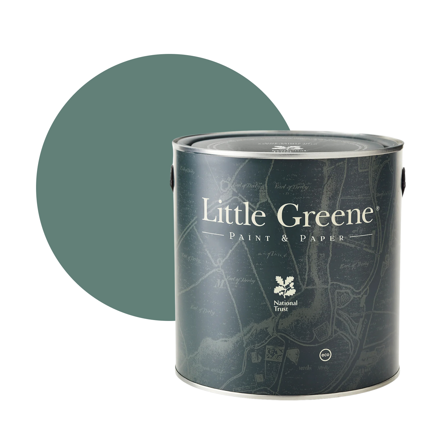Little Greene Intelligent Matt Emulsion - Pleat No. 280 - 5L-image