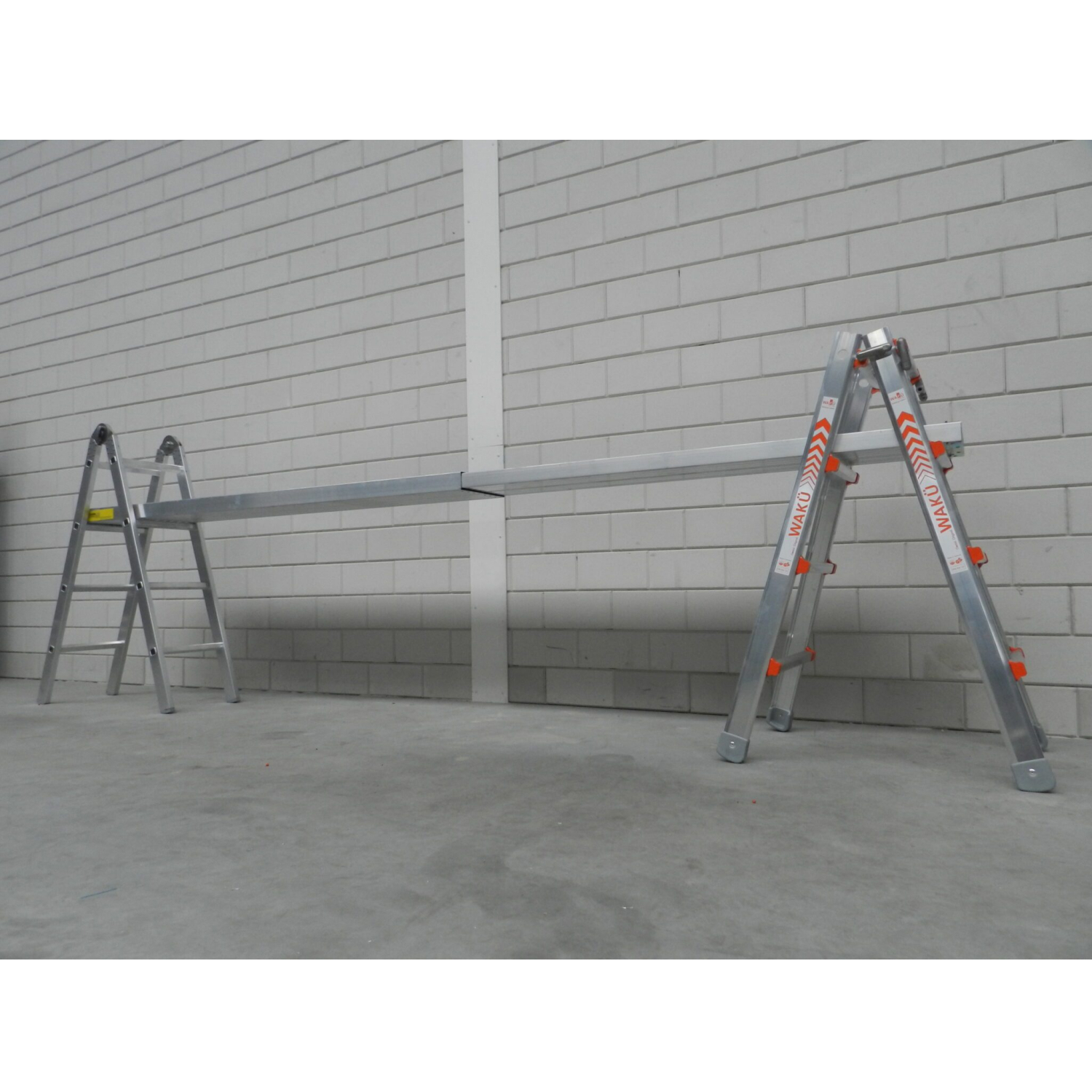 Little Jumbo 1413800123 Waku Telescopische Werkbrug - 28 x 205-350 cm - tot 150kg-image