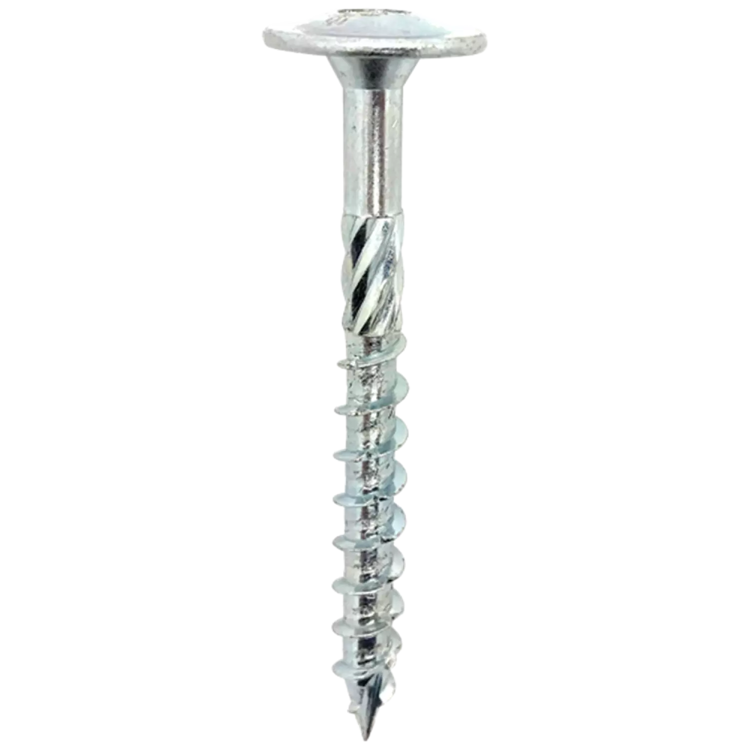 Woodies 61760511 Ultimate Tellerkopschroef Gehard staal - TX30 - 6.0 x 80mm - Tellerkop - Deeldraad - Verzinkt (100st)-image