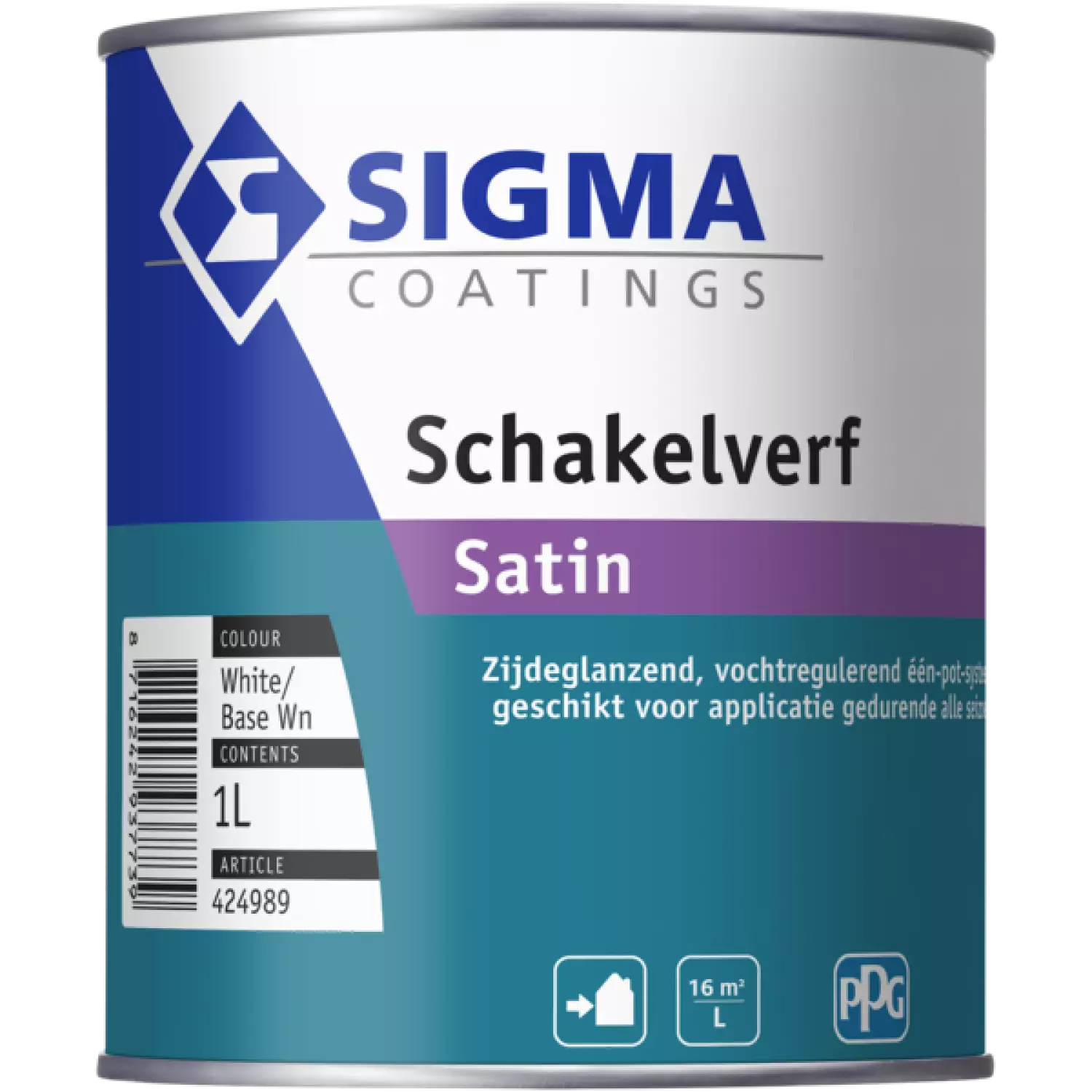 Sigma schakelverf satin - op kleur gemengd - 1L-image