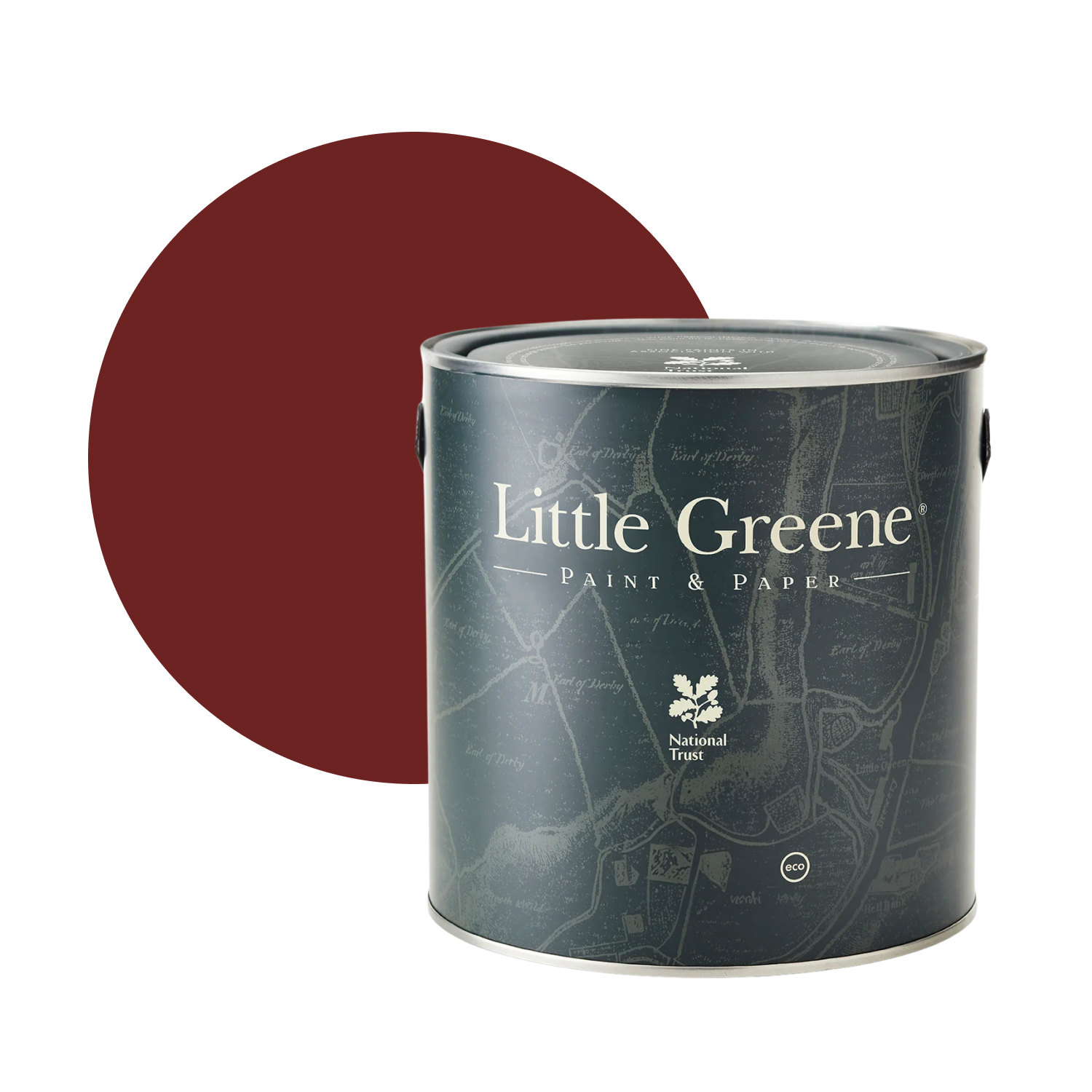 Little Greene Interior Oil Eggshell - Bronze Red No. 15 - 1L-image