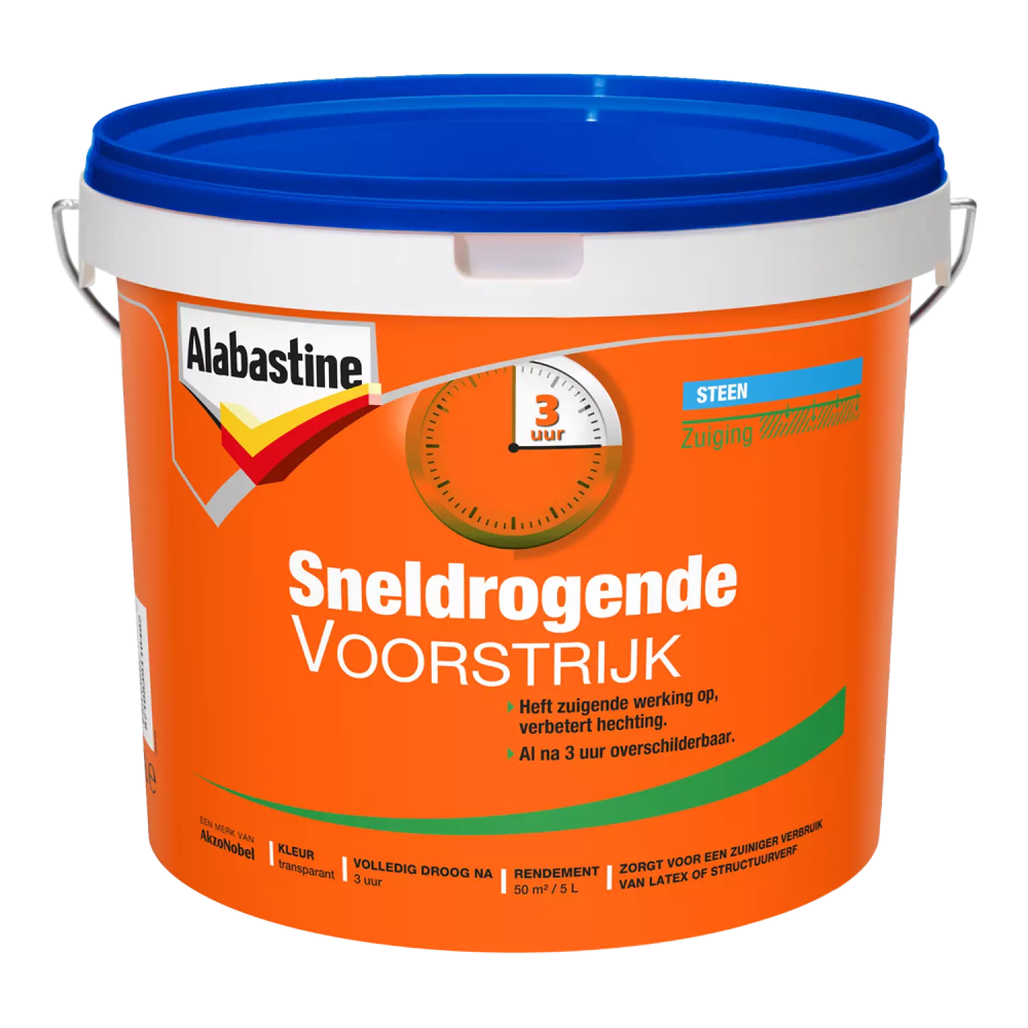 Alabastine 5129718 Voorstrijk Sneldrogend -Transparant - 5L-image