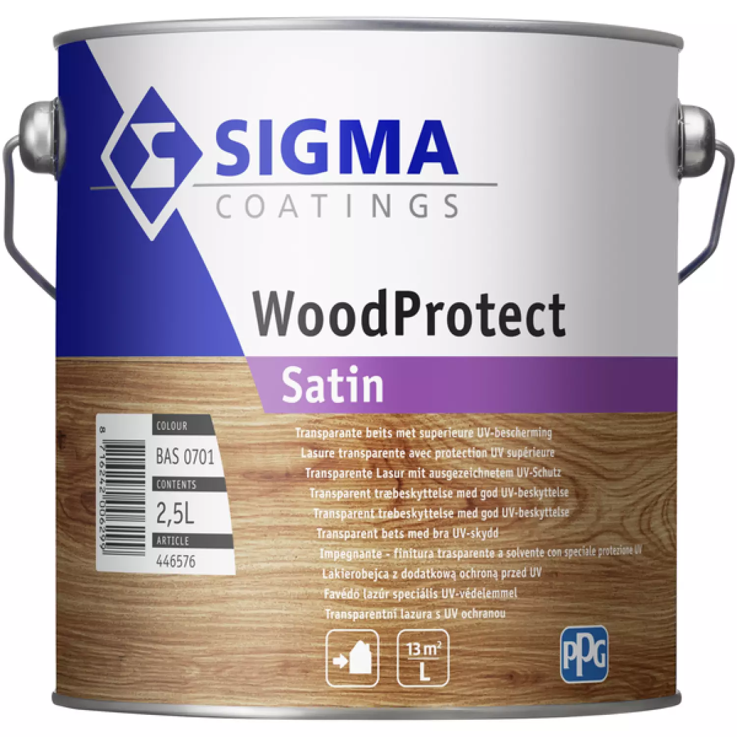Sigma WoodProtect Satin - op kleur gemengd - 2,5L-image