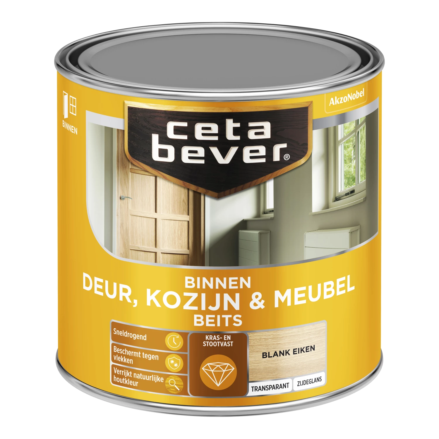 Cetabever Binnenbeits Deuren & Kozijnen Transparant Zijdeglans-image