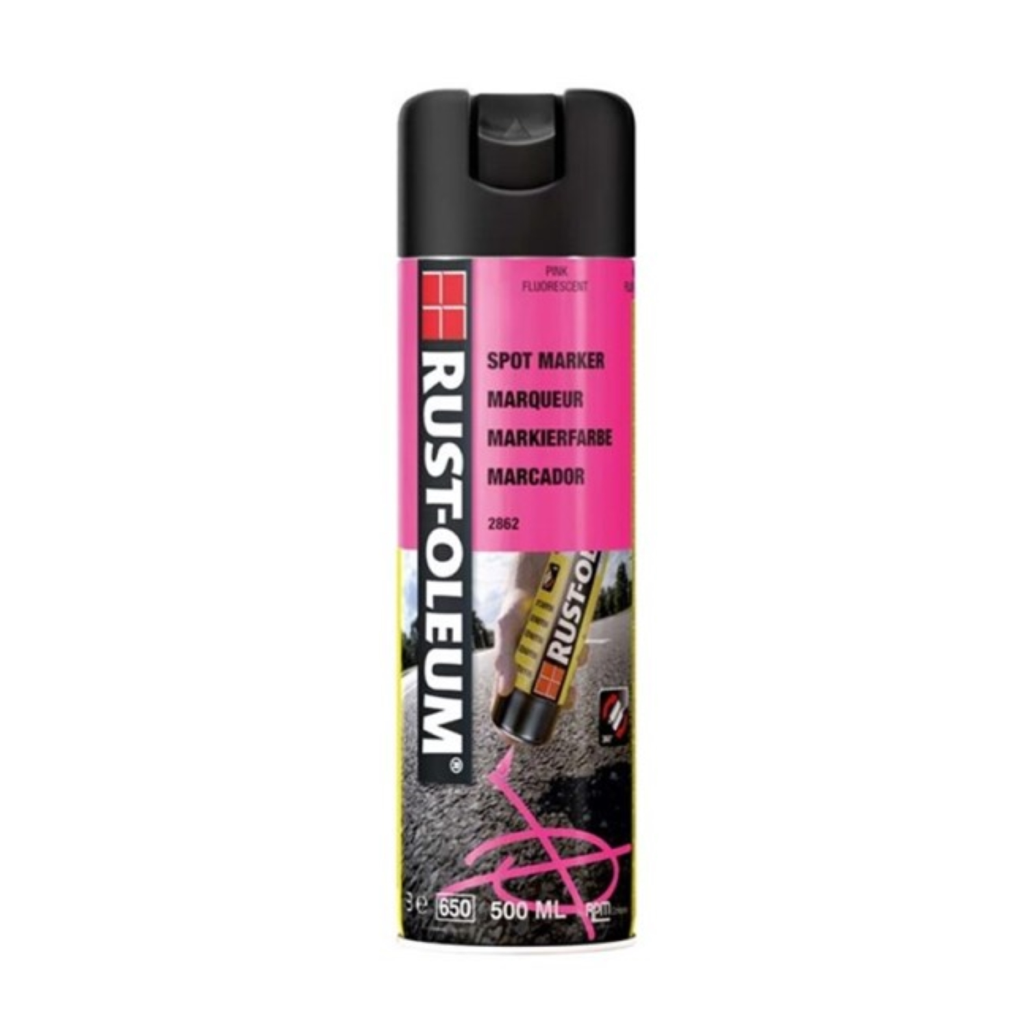 Rust-Oleum Markeerspray - 500ML - Fluor Roze-image