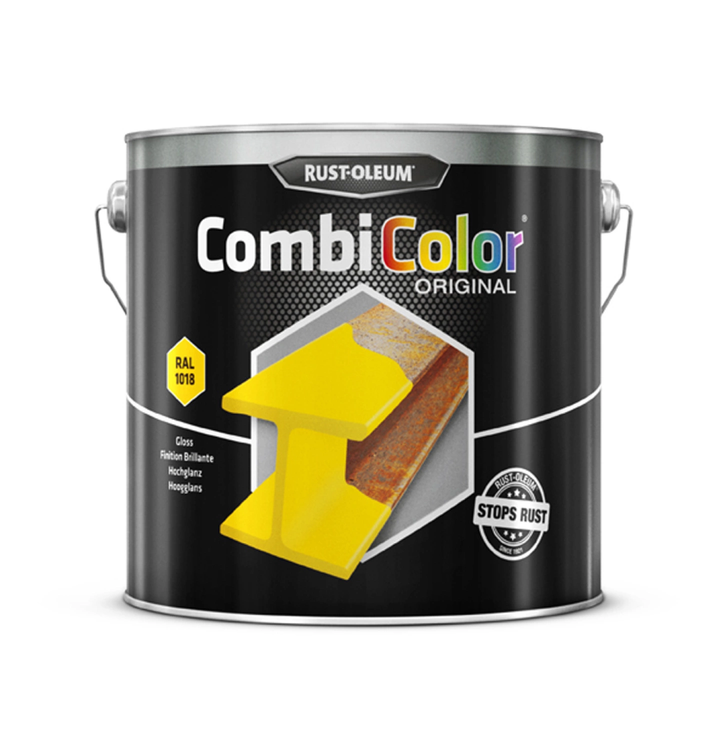 Rust-Oleum Combicolor Hoogglans - RAL 1018 zinkgeel - 0,75L-image