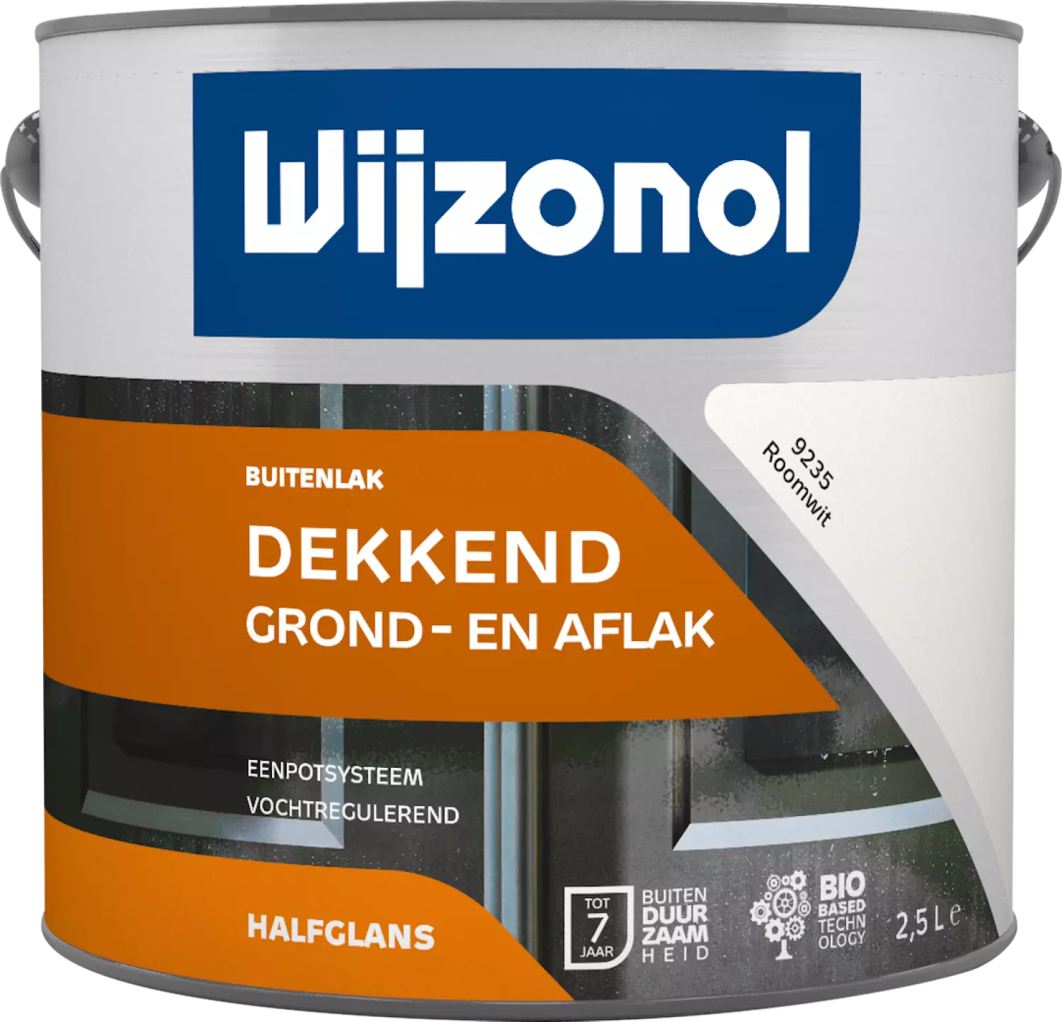 Wijzonol Grond- en aflak in één - 9235 Roomwit - 2,5L-image