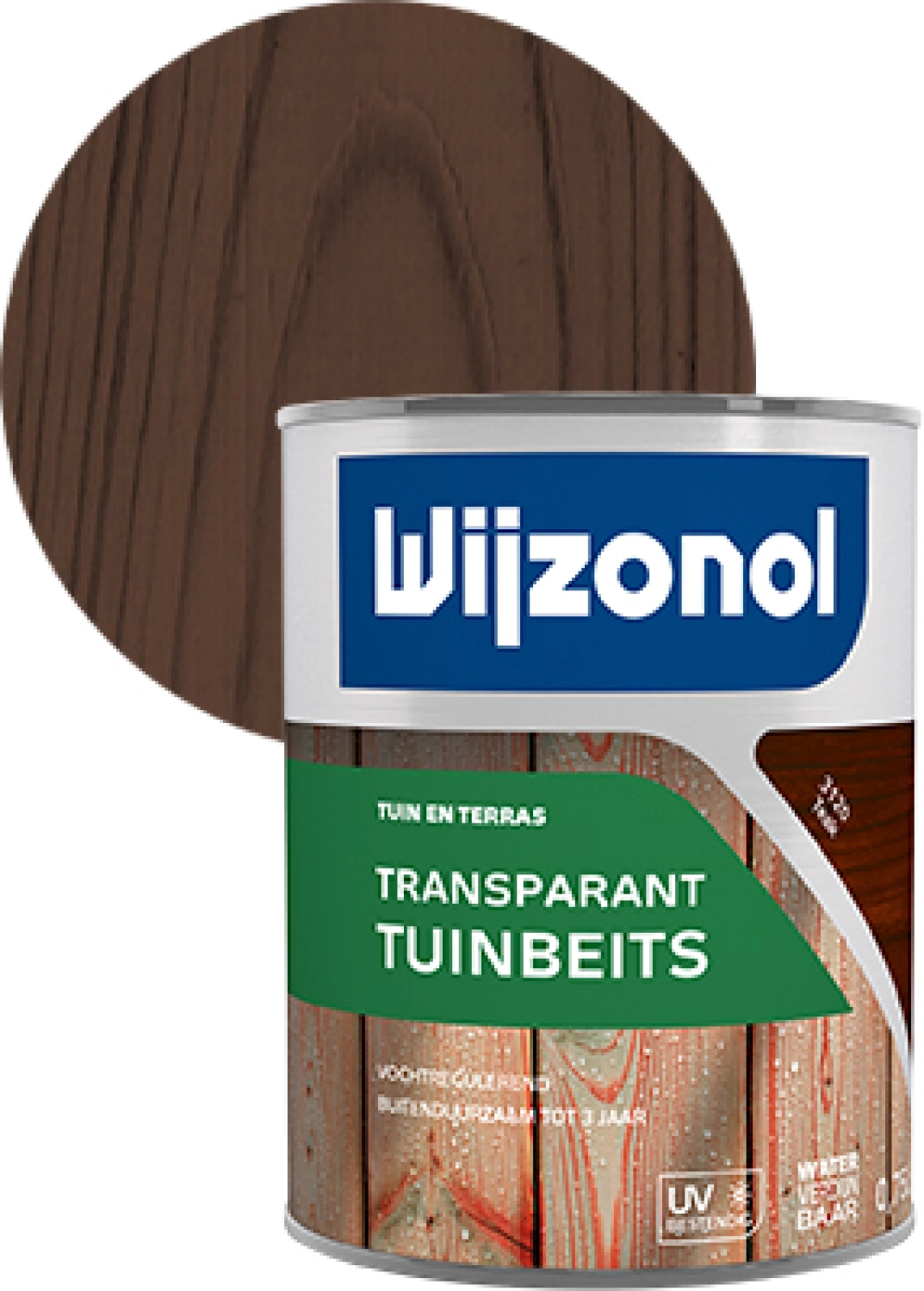 Wijzonol Transparant Tuinbeits - 3120 Teak - 0,75L-image
