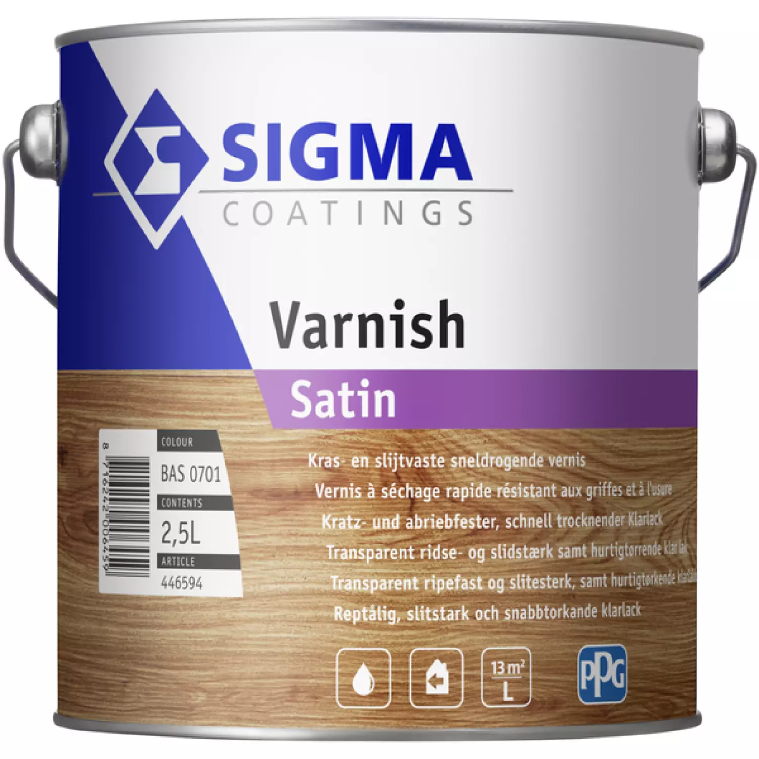 Sigma Varnish Satin - blank 0701 - 2,5L-image