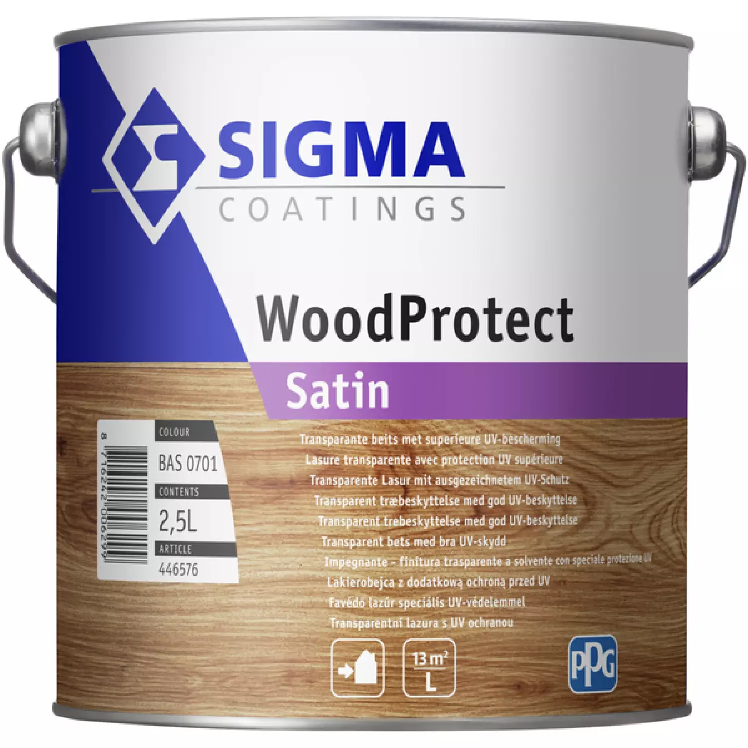 Sigma WoodProtect Satin - op kleur gemengd - 2,5L-image