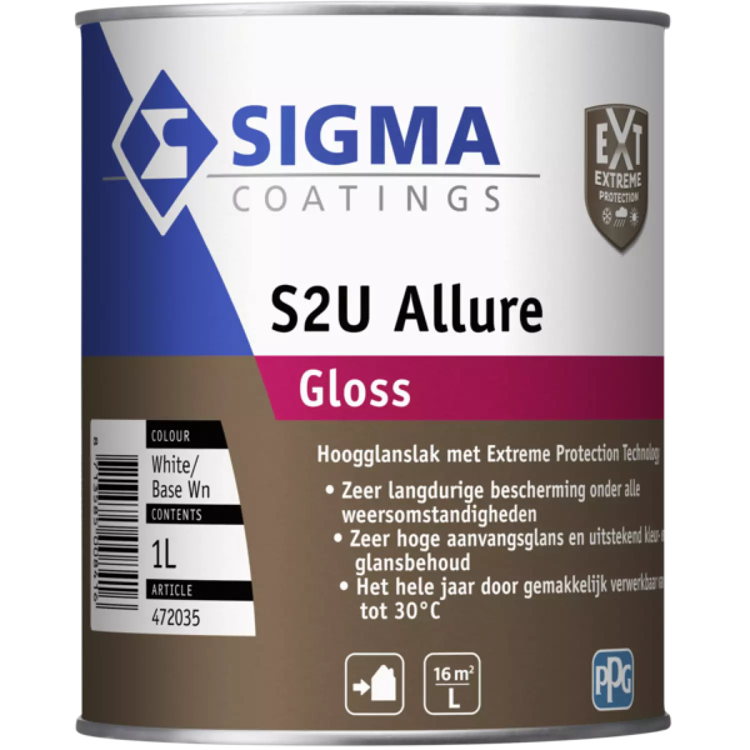 Sigma S2U Allure Gloss - op kleur gemengd - 1L-image