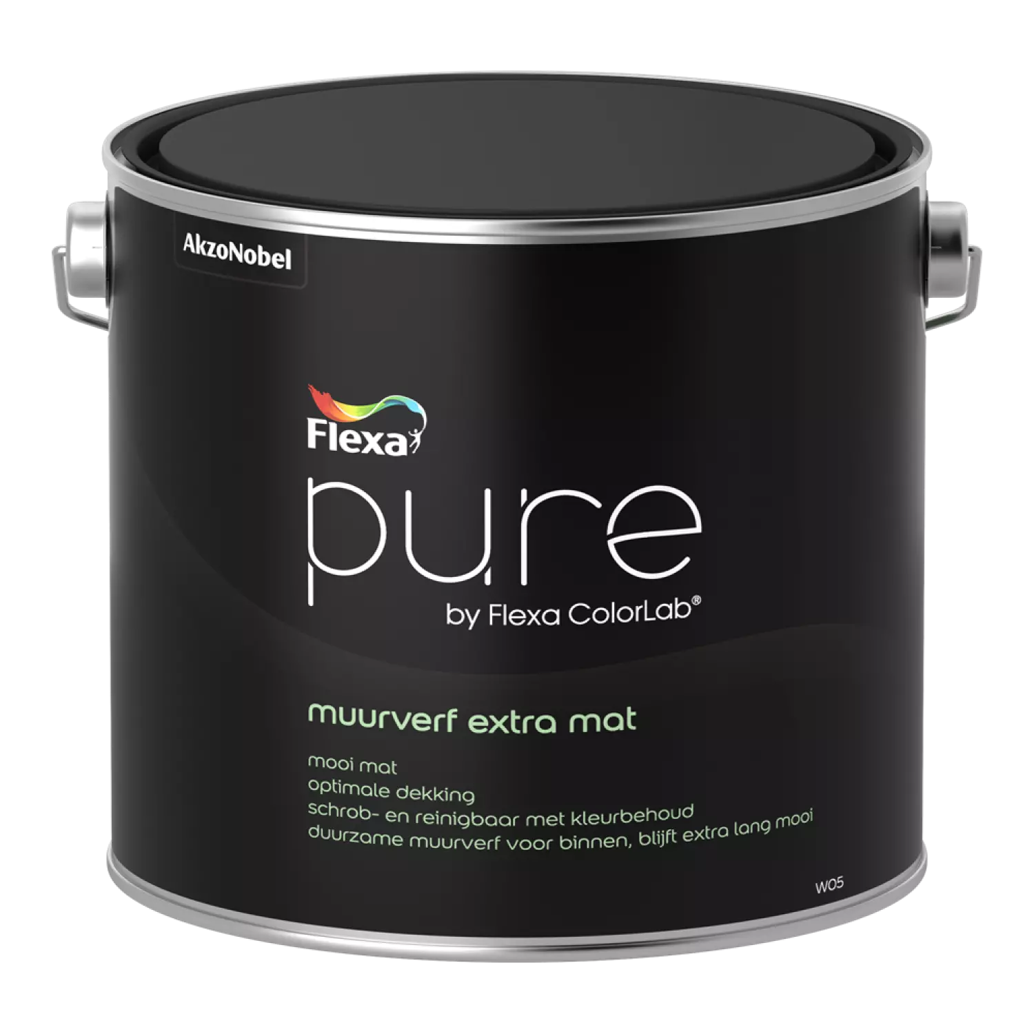 Flexa Pure Muurverf Extra Mat - op kleur gemengd - 2,5L-image