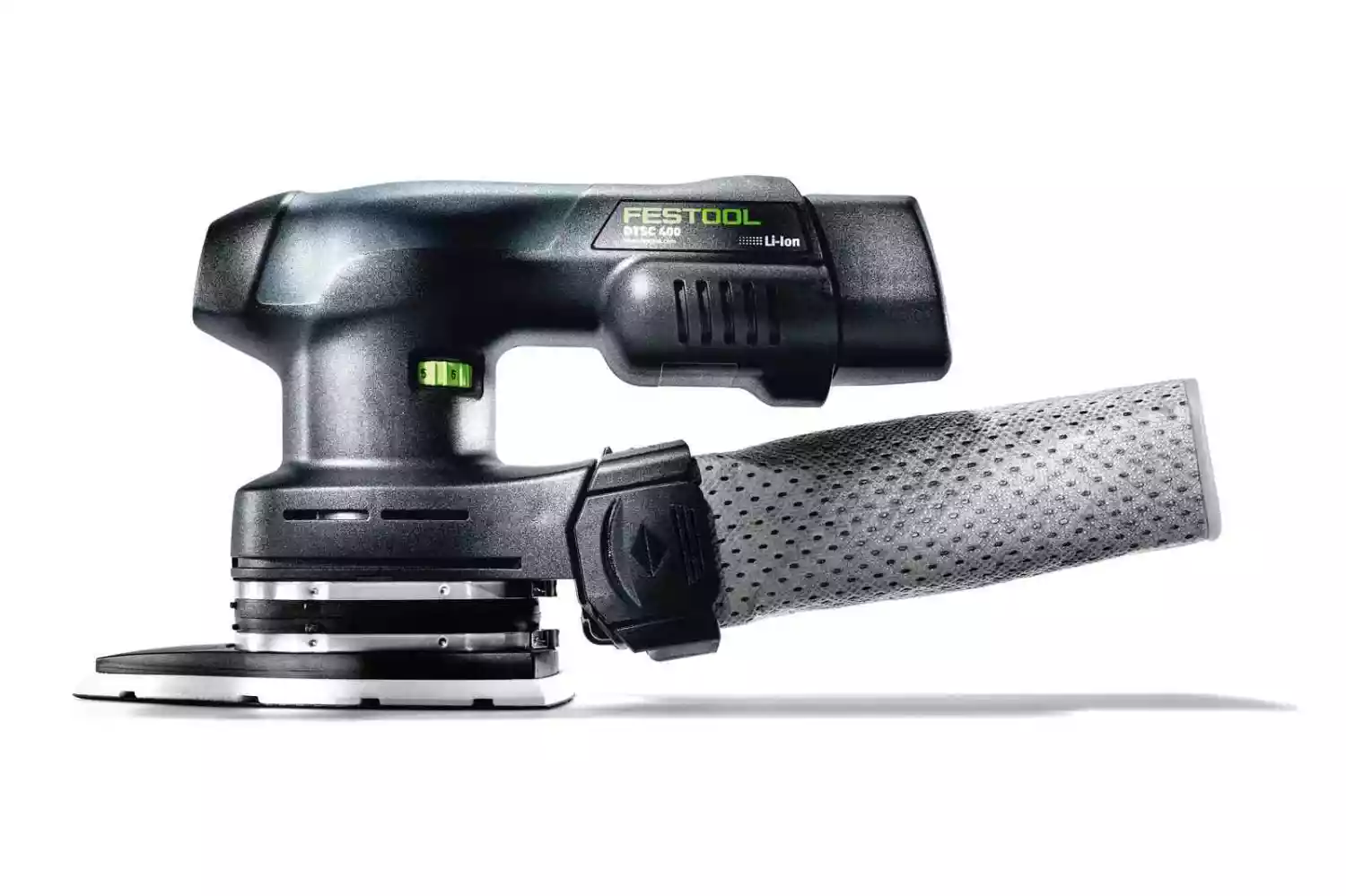Festool DTSC 400 3,0 I-Plus 18V Li-Ion accu deltaschuurmachine set (2x 3,0Ah) in systainer - 100x150mm