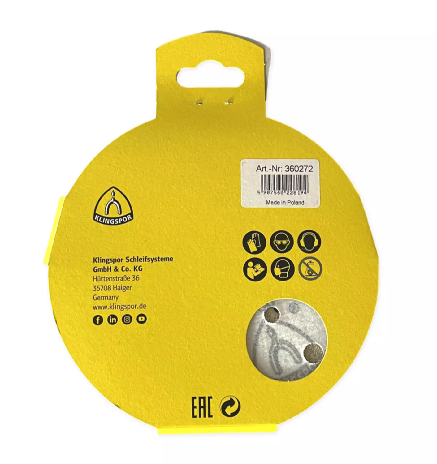 Klingspor Schuurpapier Rond 150 Klitteband 5st P120-image