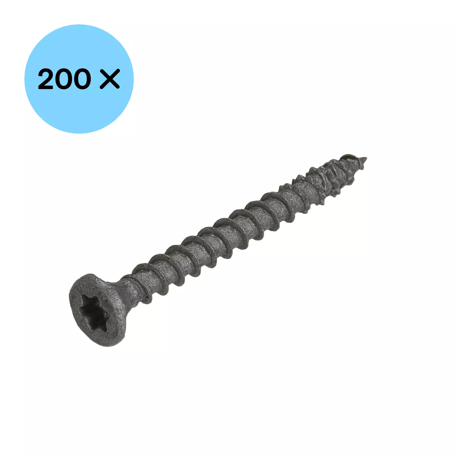 DynaPlus 0281.08.33901 Unischroef - TX25 - 4.5 x 50mm - Platkop - Voldraad - Gecoat (200st)-image