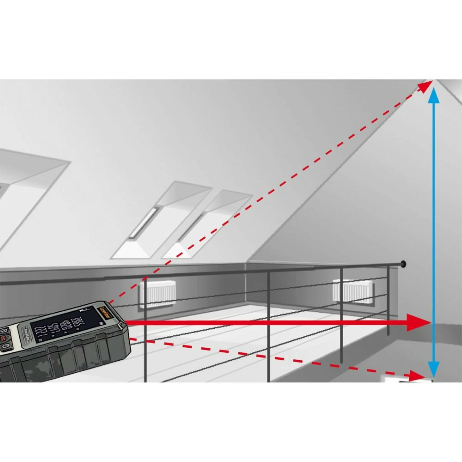 Laserliner DistanceMaster 50 Afstandsmeter - 50m - IP65-image