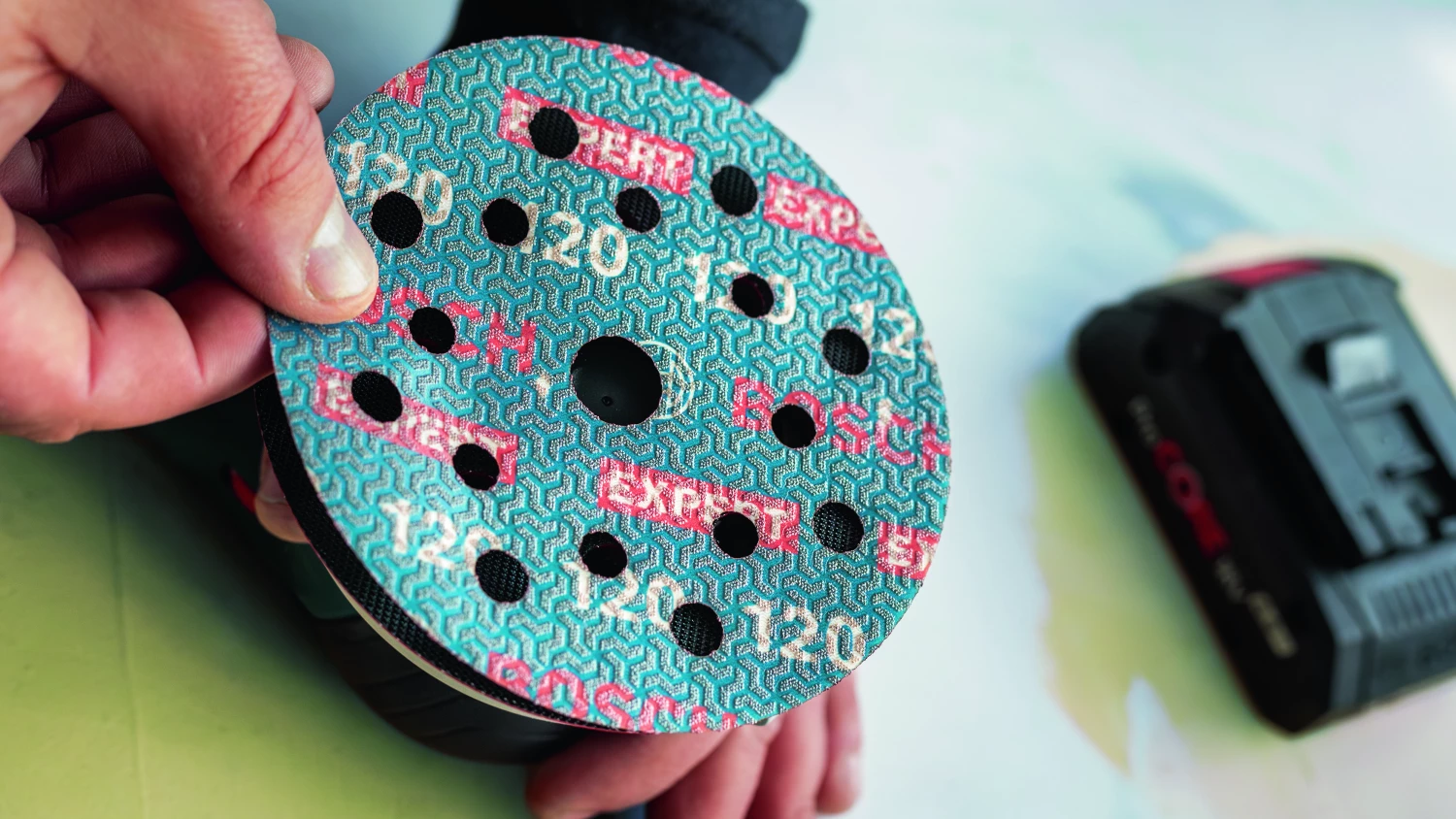 Bosch 2608902447 EXPERT Schuurschijf O780 met film onderlaag - 150mm - K400 (6 stuks)-image