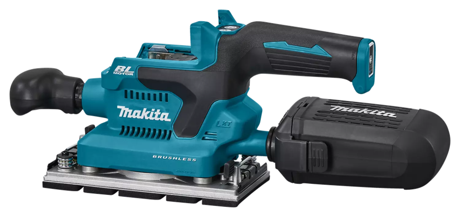 Makita DBO381ZU 18V Li-ion accu vlakschuurmachine body met AWS zender - 93x230mm - koolborstelloos-image