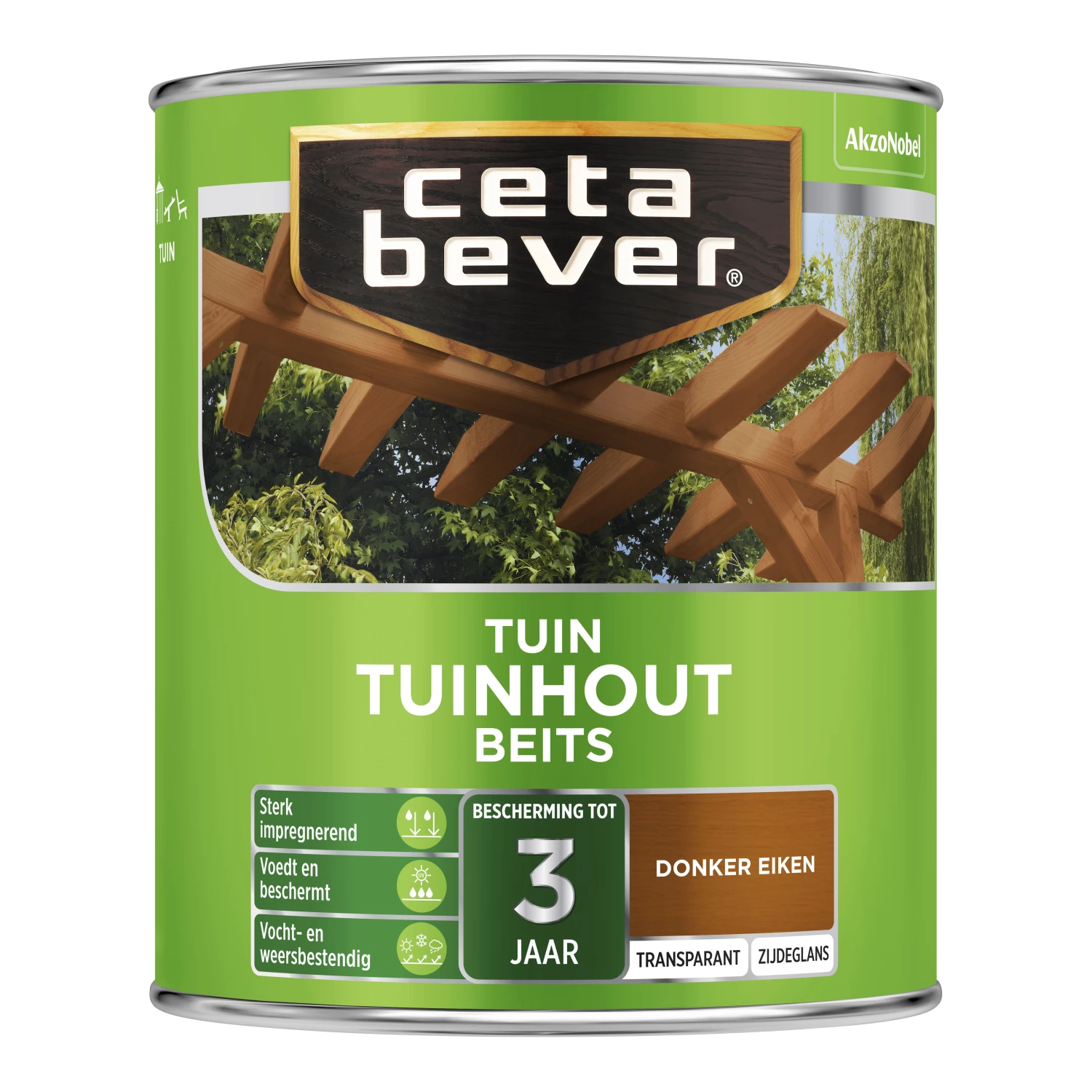 Cetabever Transparante Tuinhout Beits - Donker Eiken - 750ml-image