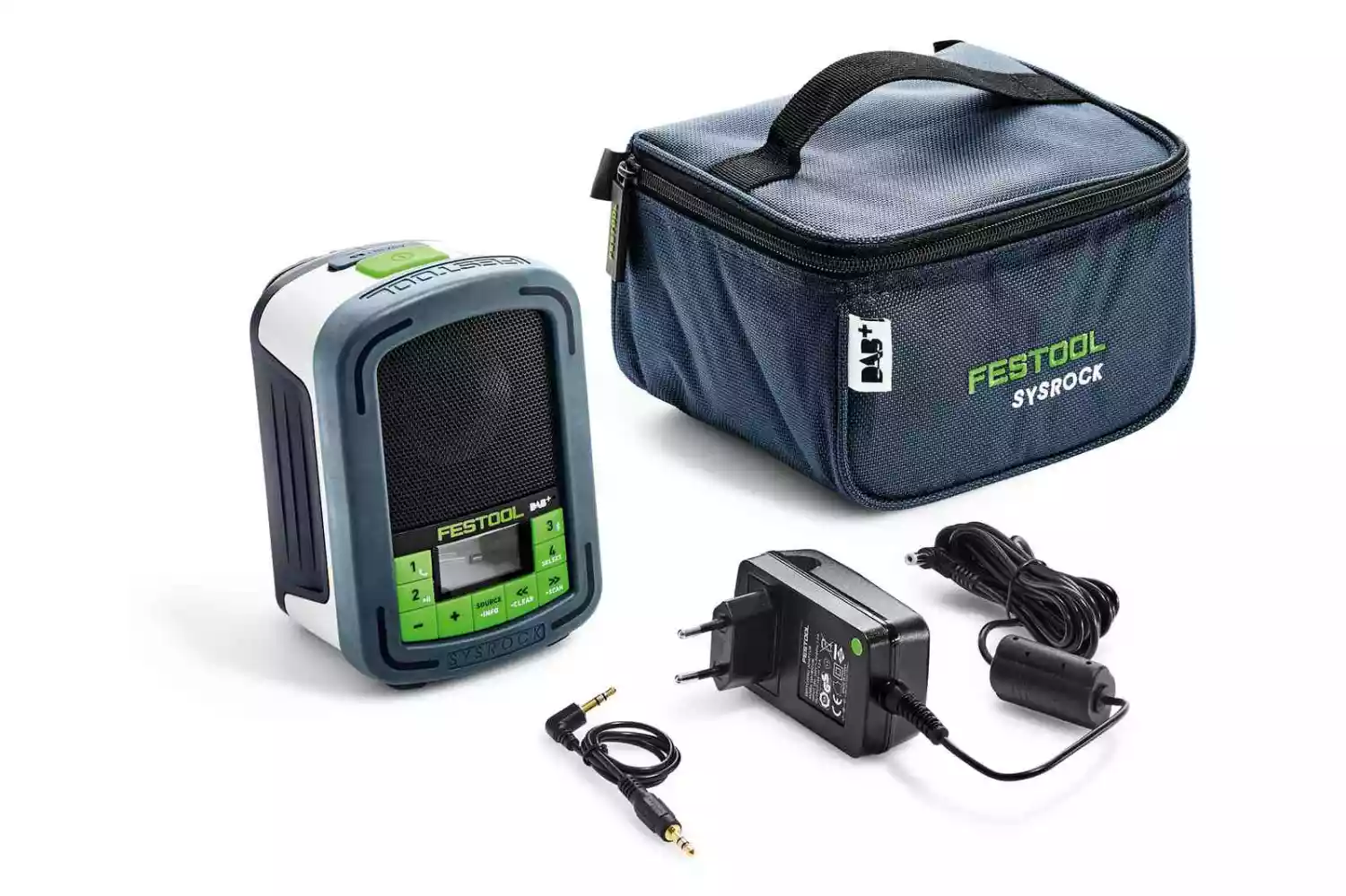 Festool BR10 D 230V Bouwradio - DAB+ - bluetooth - werkt op netstroom & batterijen-image