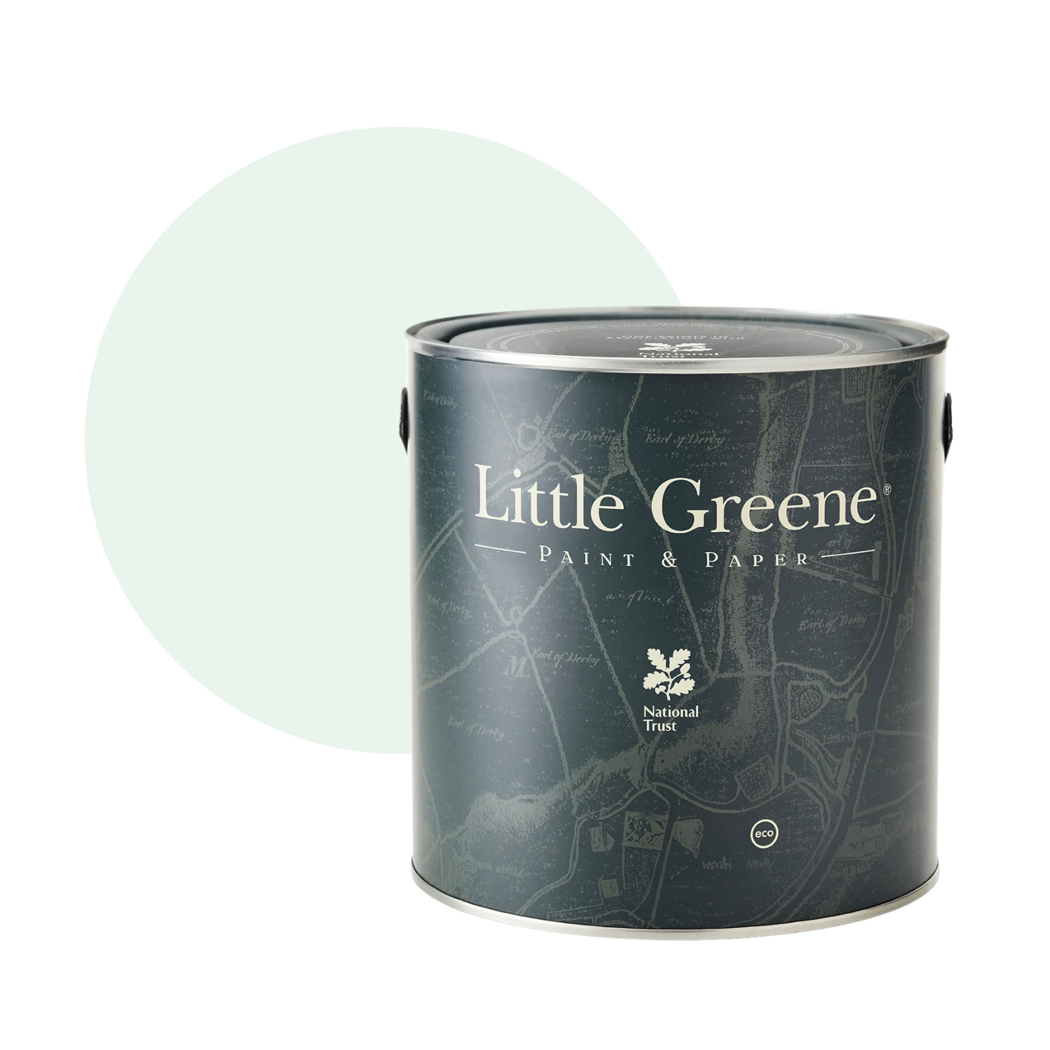Little Greene Intelligent Gloss - Aquamarine Pale No. 282 - 1L-image