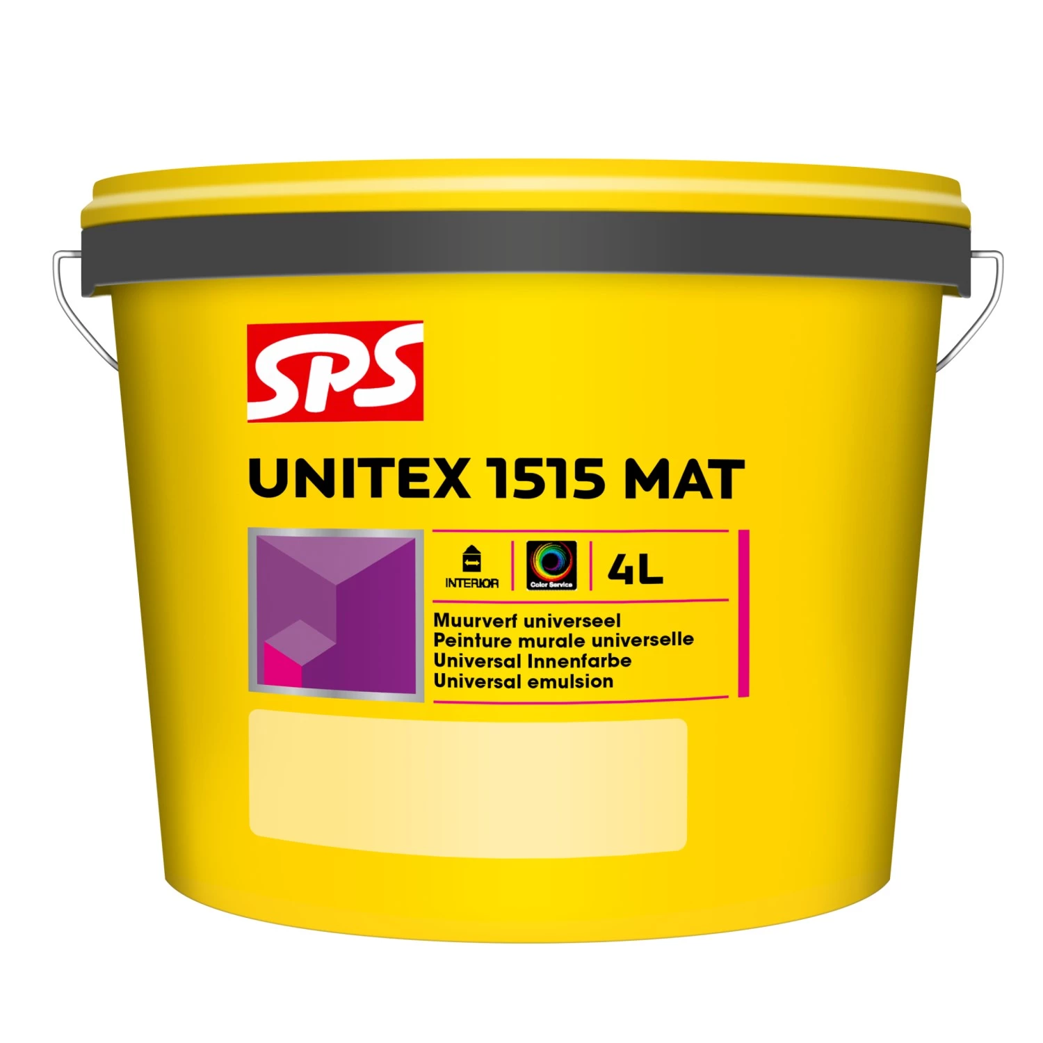 SPS Unitex 1515 Mat Muurverf - op kleur gemengd - 4L-image