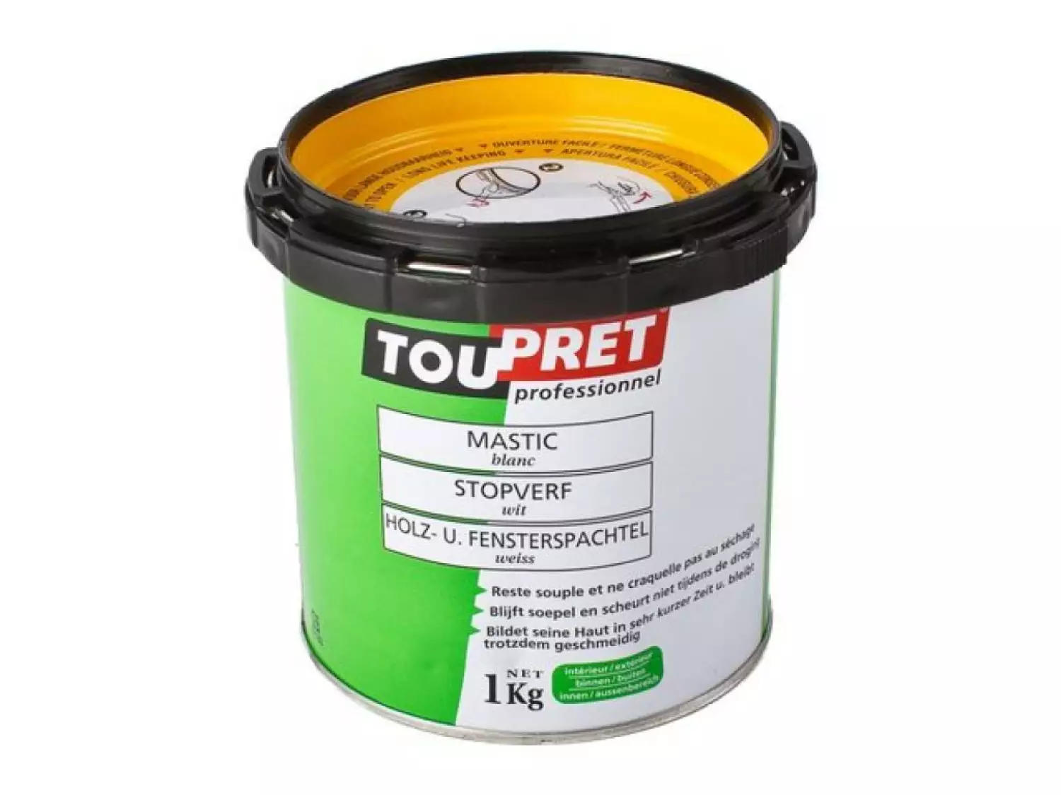 Toupret Stopverf Bruin 1 Kg-image