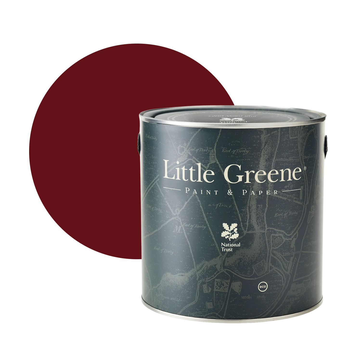 Little Greene Interior Oil Eggshell - Baked Cherry No. 14 - 2,5L-image