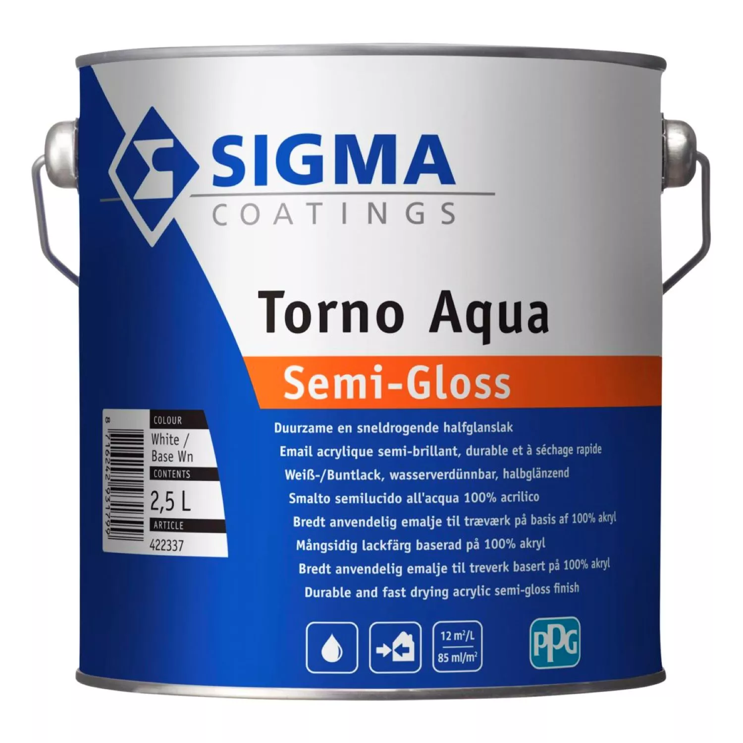 Sigma Torno Aqua Semigloss - 2,5L-image