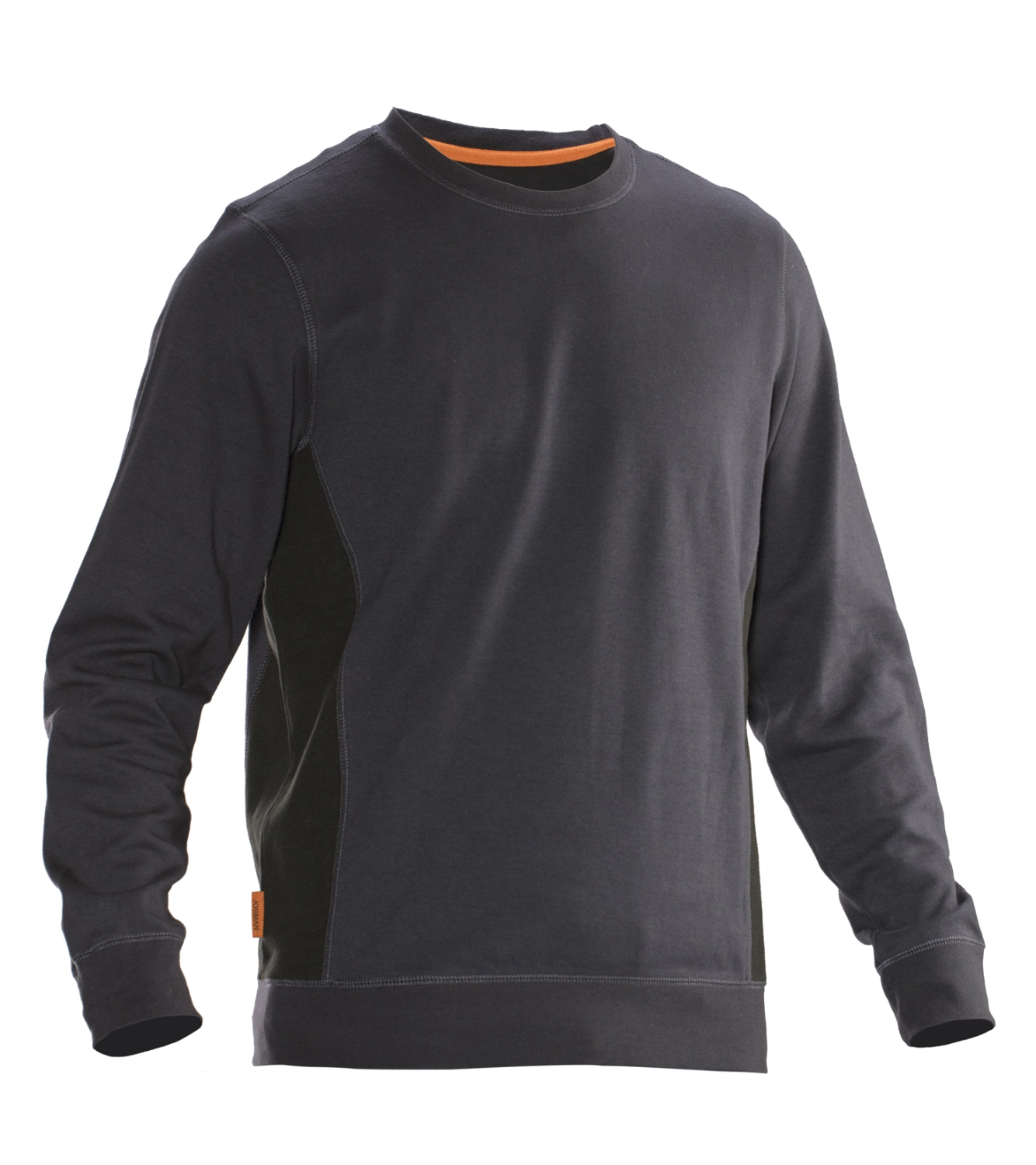 Jobman 5402 Sweatshirt ronde hals - Maat S - Grijs/Zwart-image