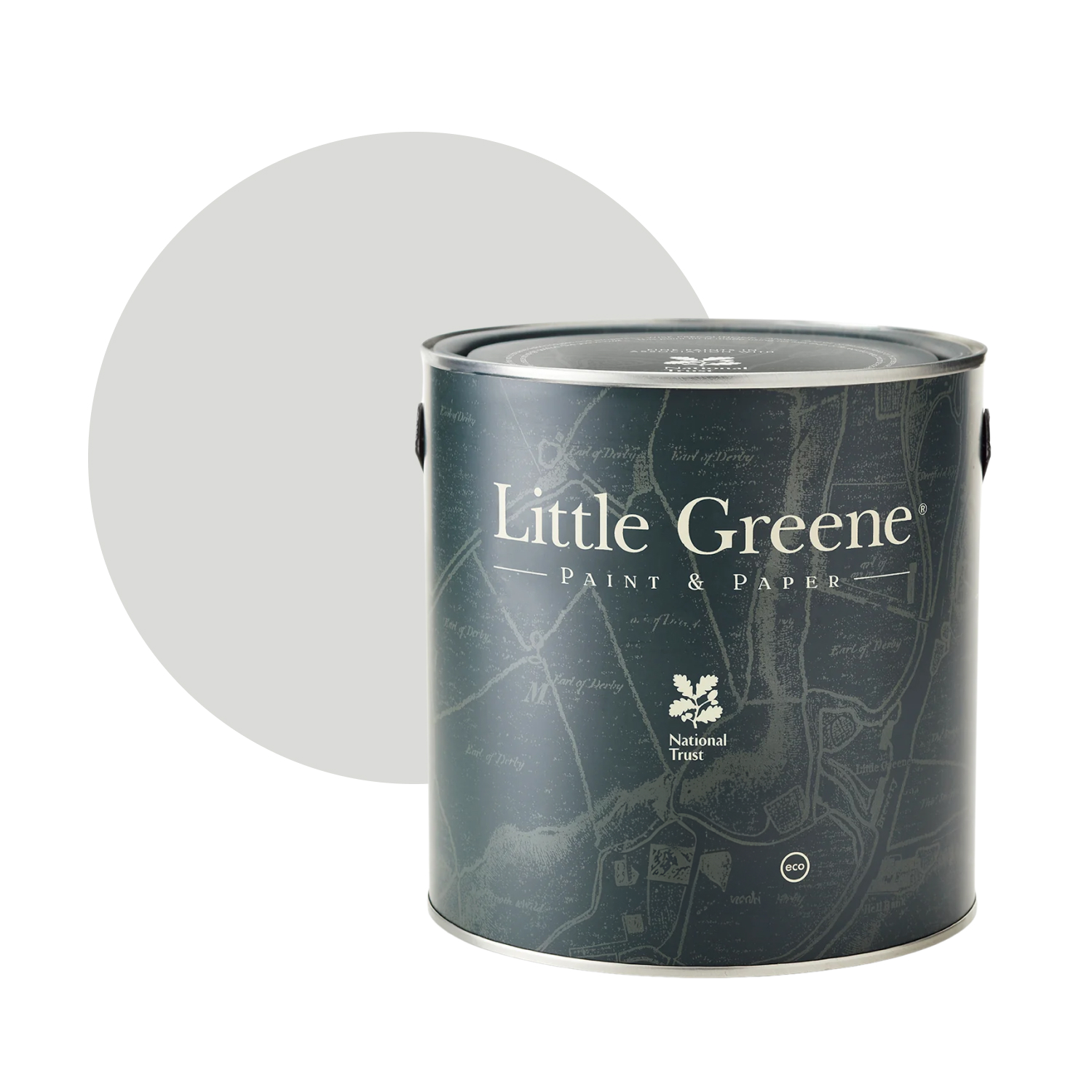 Little Greene Intelligent Eggshell - Inox No. 224 - 1L-image