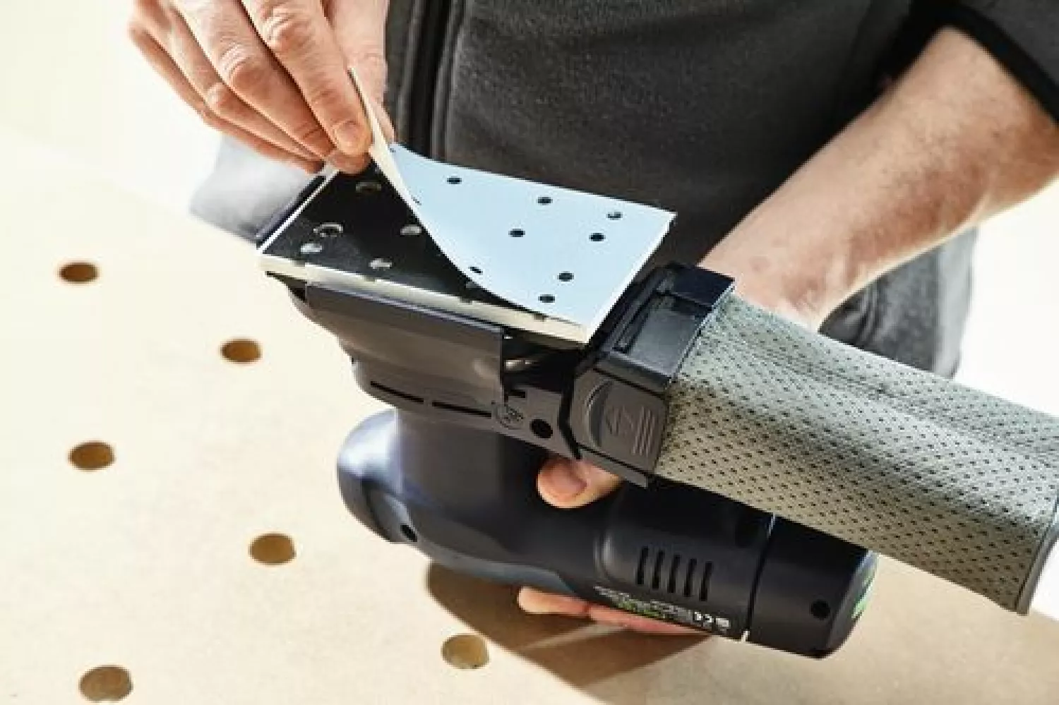Festool RTSC 400-Basic ERGO 18V Li-Ion accu Vlakschuurmachine in systainer - met 3.1Ah accu-image