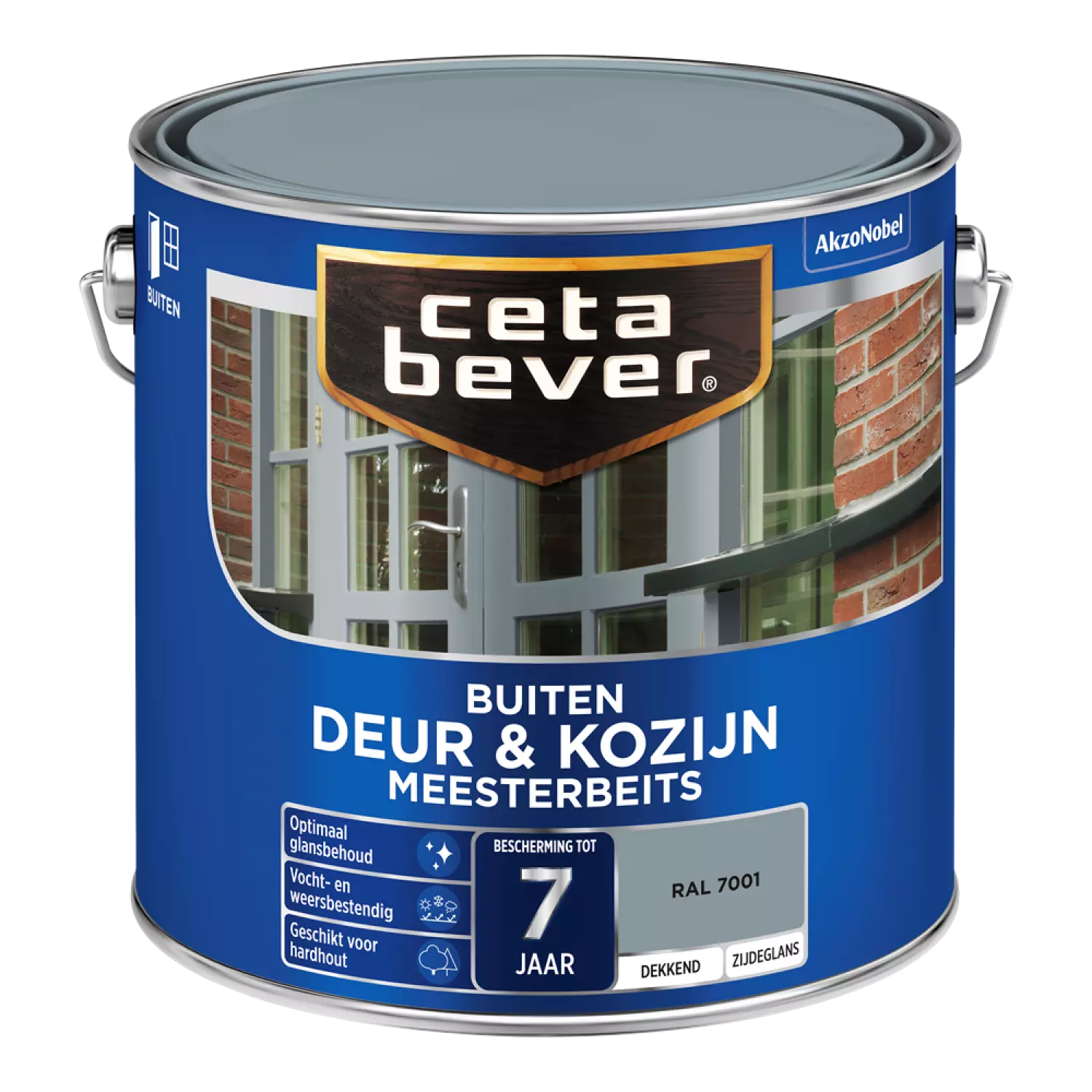 Cetabever Dekkende Meesterbeits Donkere Kleur - Zilvergrijs - 2,5L-image