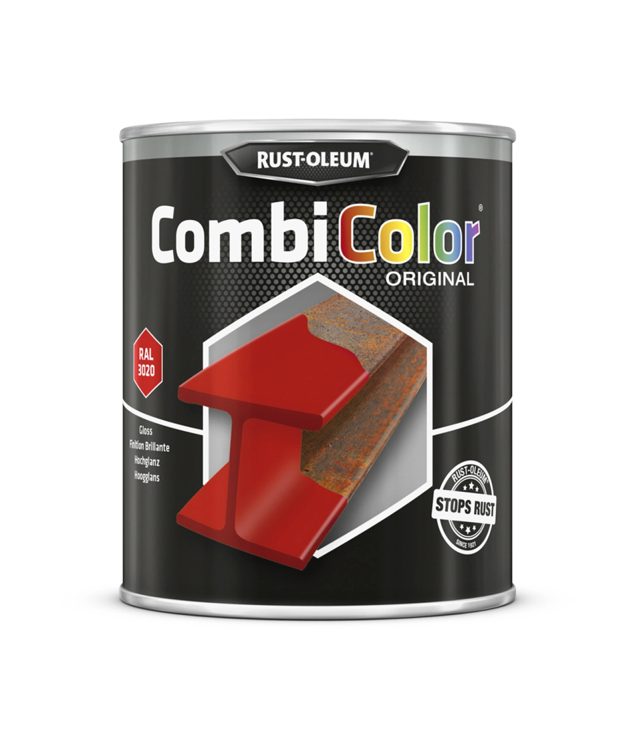 Rust-Oleum Combicolor Hoogglans - RAL 3020 verkeersrood - 0,75L-image