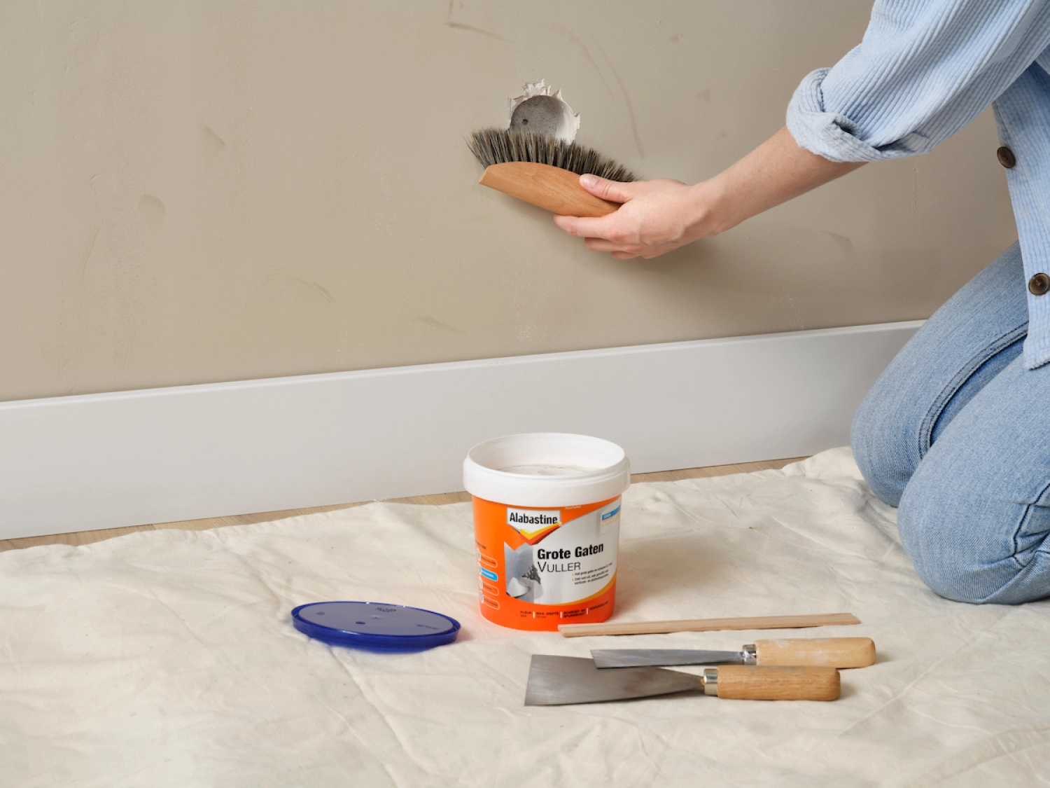 Alabastine Grote Gatenvuller - Pasta - 1L-image