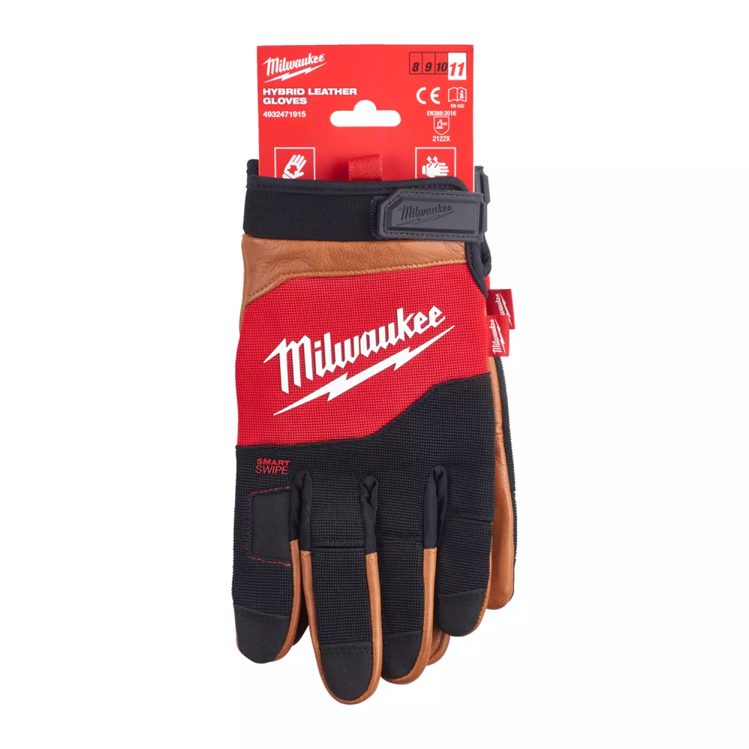 Milwaukee 4932471915 Hybrid werkhandschoenen - leer - 11/XXL-image