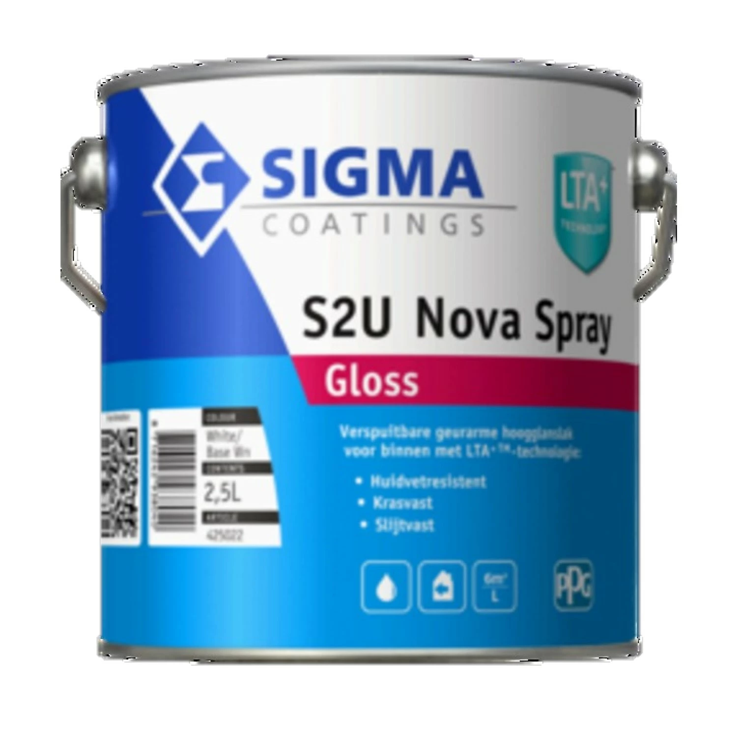 Sigma S2U nova spray gloss - op kleur gemengd - 2,5L-image