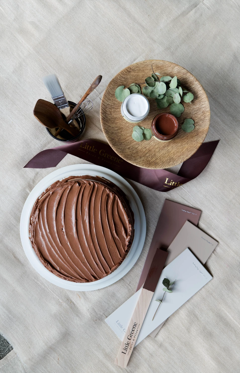 Little Greene Intelligent Satin - Ganache No. 345 - 2,5L-image